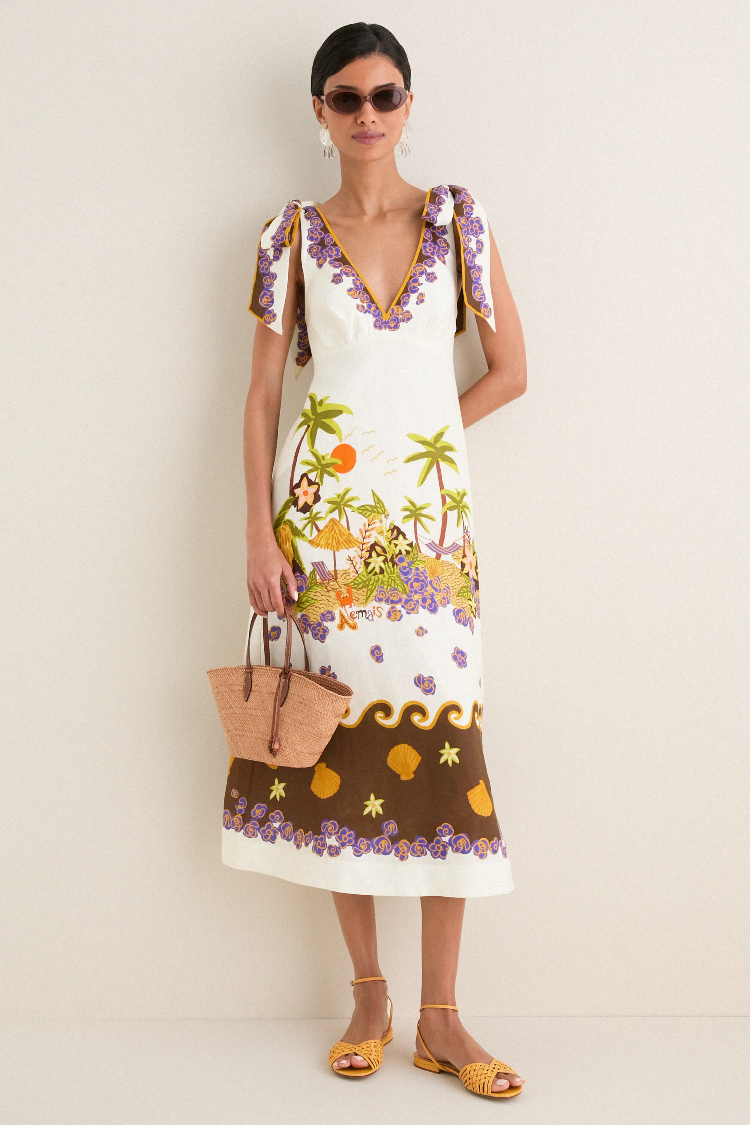 Cream Island Cove Ballet Day Dress sold by Tuckernuck product image thumbnail 3
