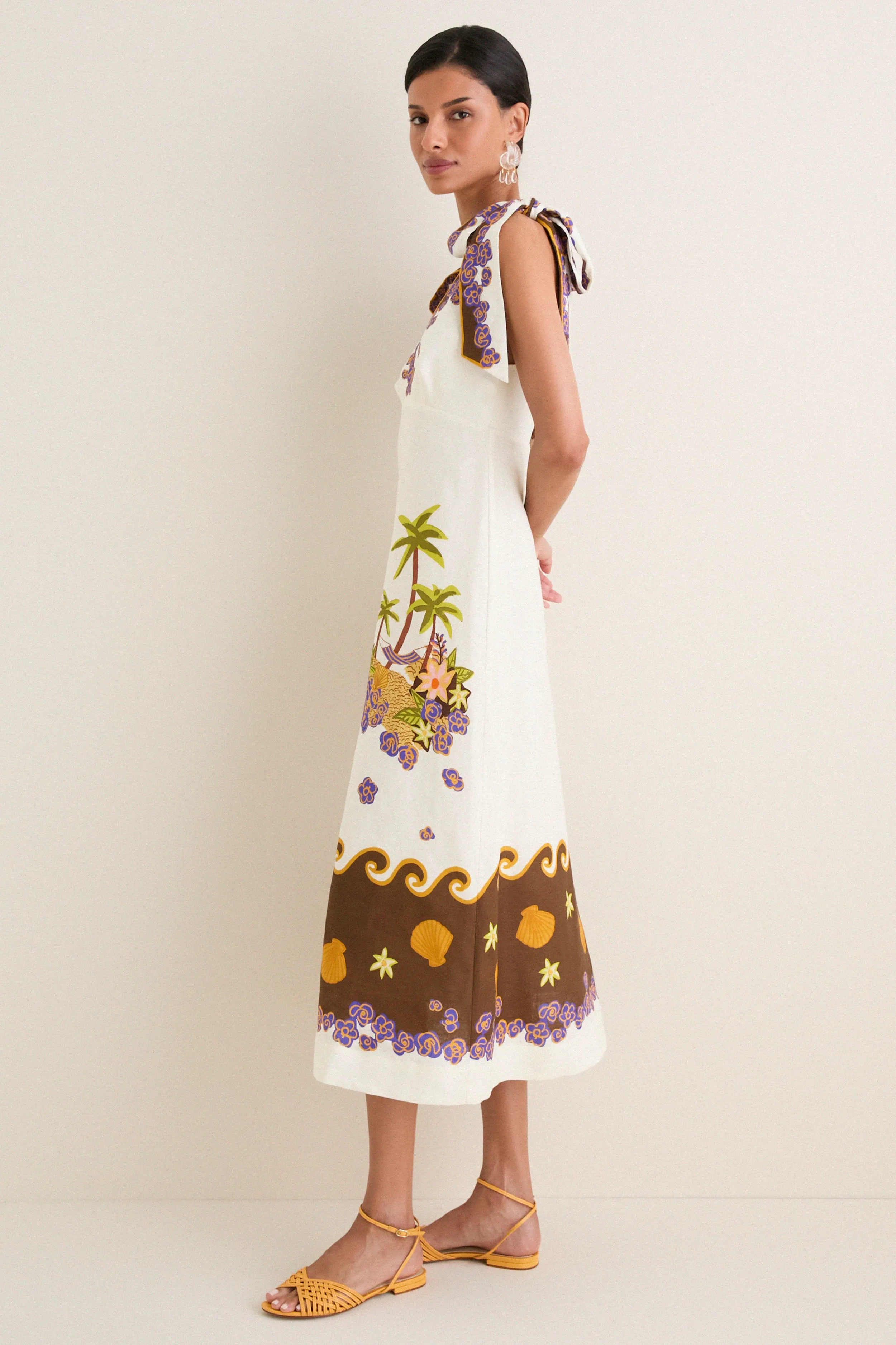 Cream Island Cove Ballet Day Dress sold by Tuckernuck product image thumbnail 4