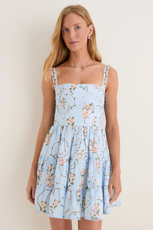 Navegante Lima Mini Dress made by AGUA by Agua Bendita