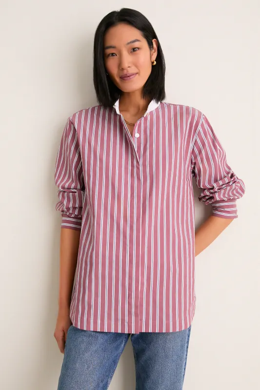 Port Stripe Camelot Collar Tunic made by Tuckernuck