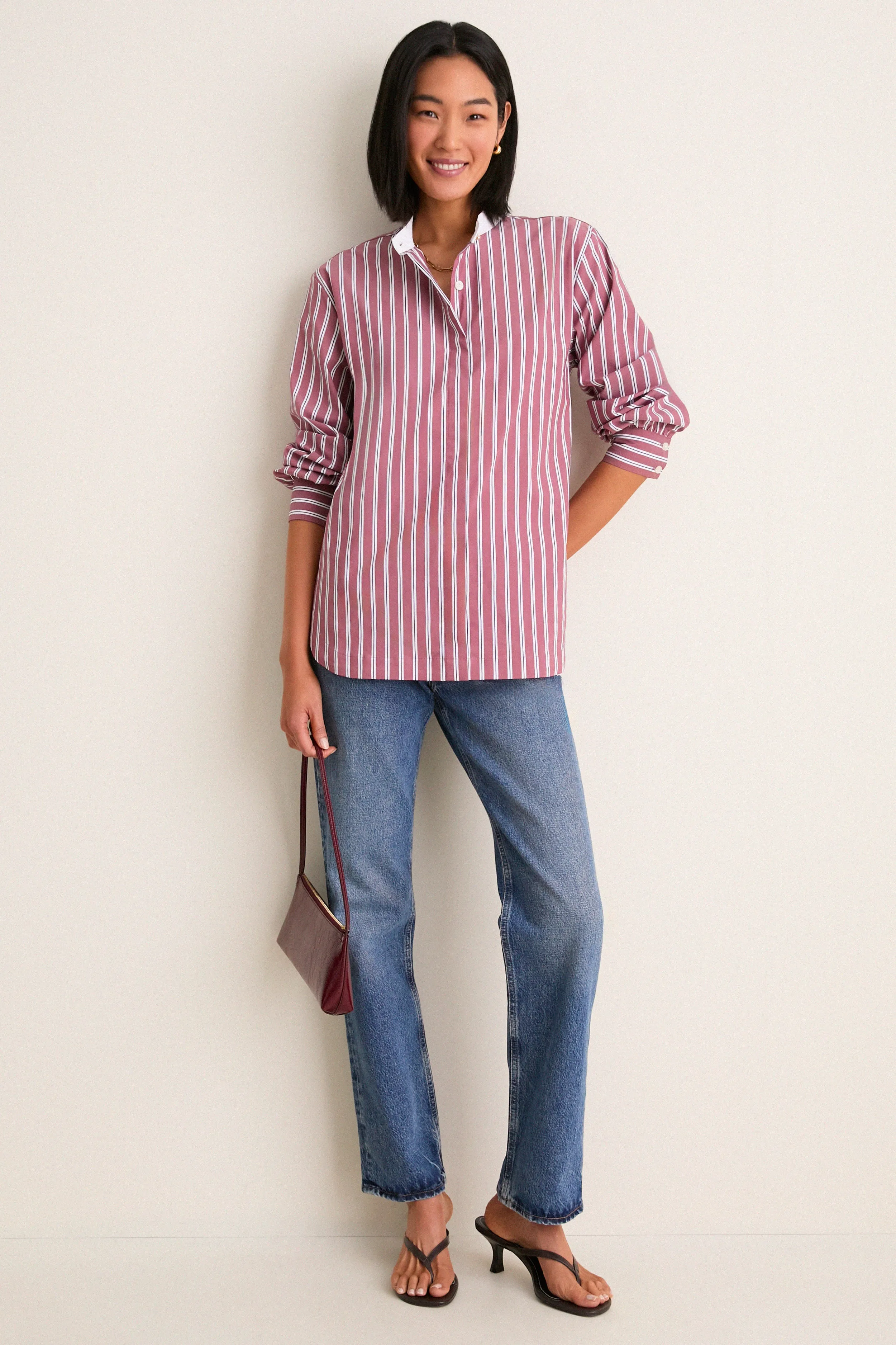 Port Stripe Camelot Collar Tunic sold by Tuckernuck product image thumbnail 2