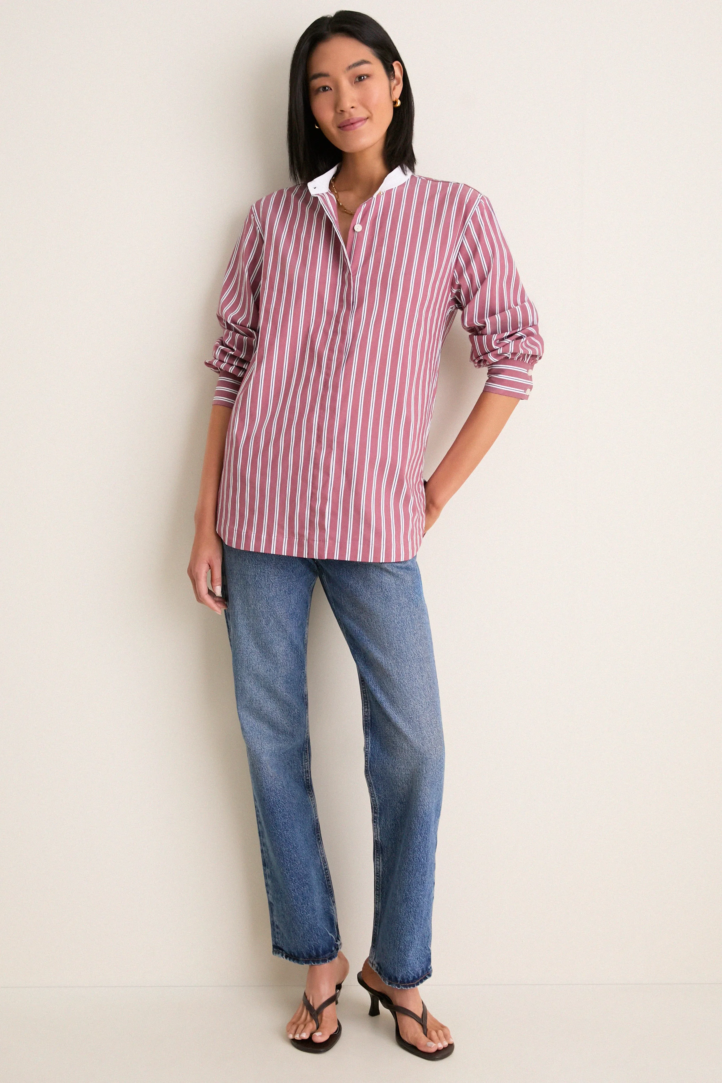Port Stripe Camelot Collar Tunic sold by Tuckernuck product image thumbnail 5