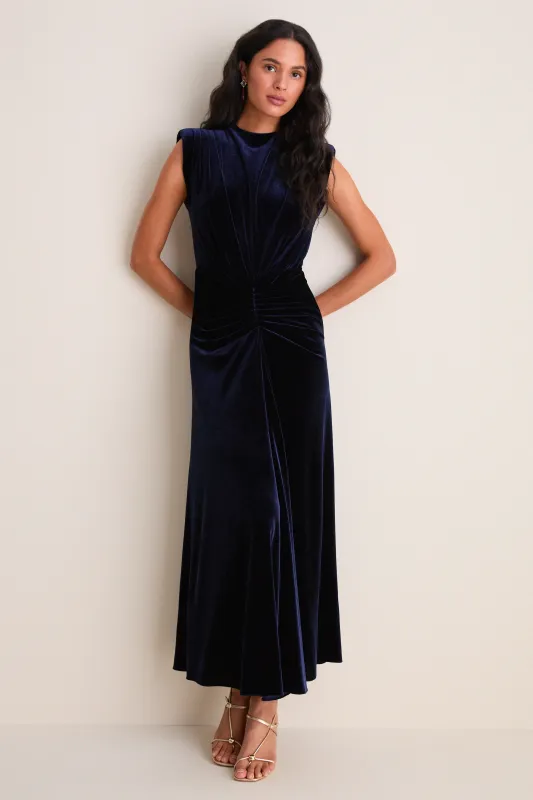 Exclusive Deep Navy Al Dress made by SAYLOR