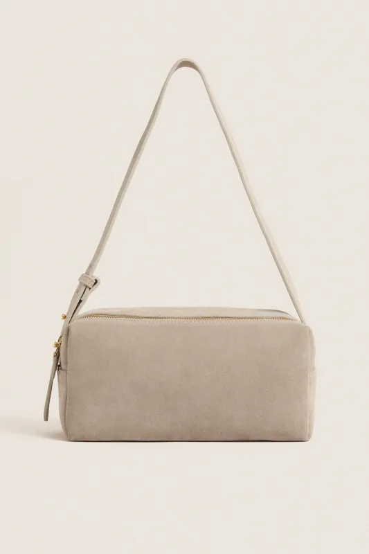 Earth Suede Trousse Bag made by Elleme