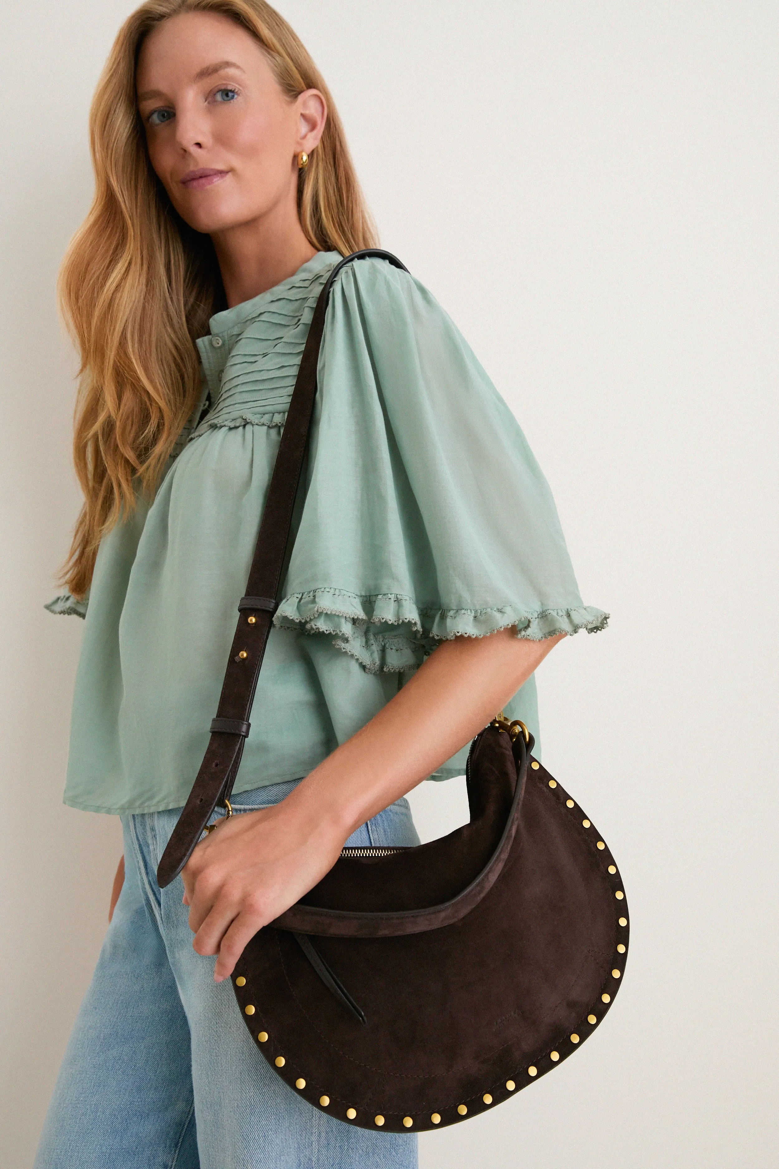 Coffee Oskan Soft Zip Shoulder Strap sold by Tuckernuck product image thumbnail 2