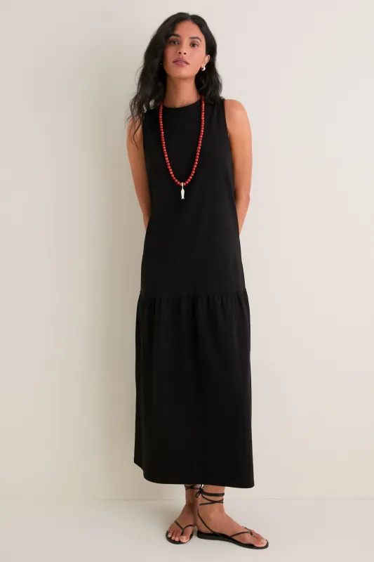 Black Jersey Cornelia Dress made by La Ligne