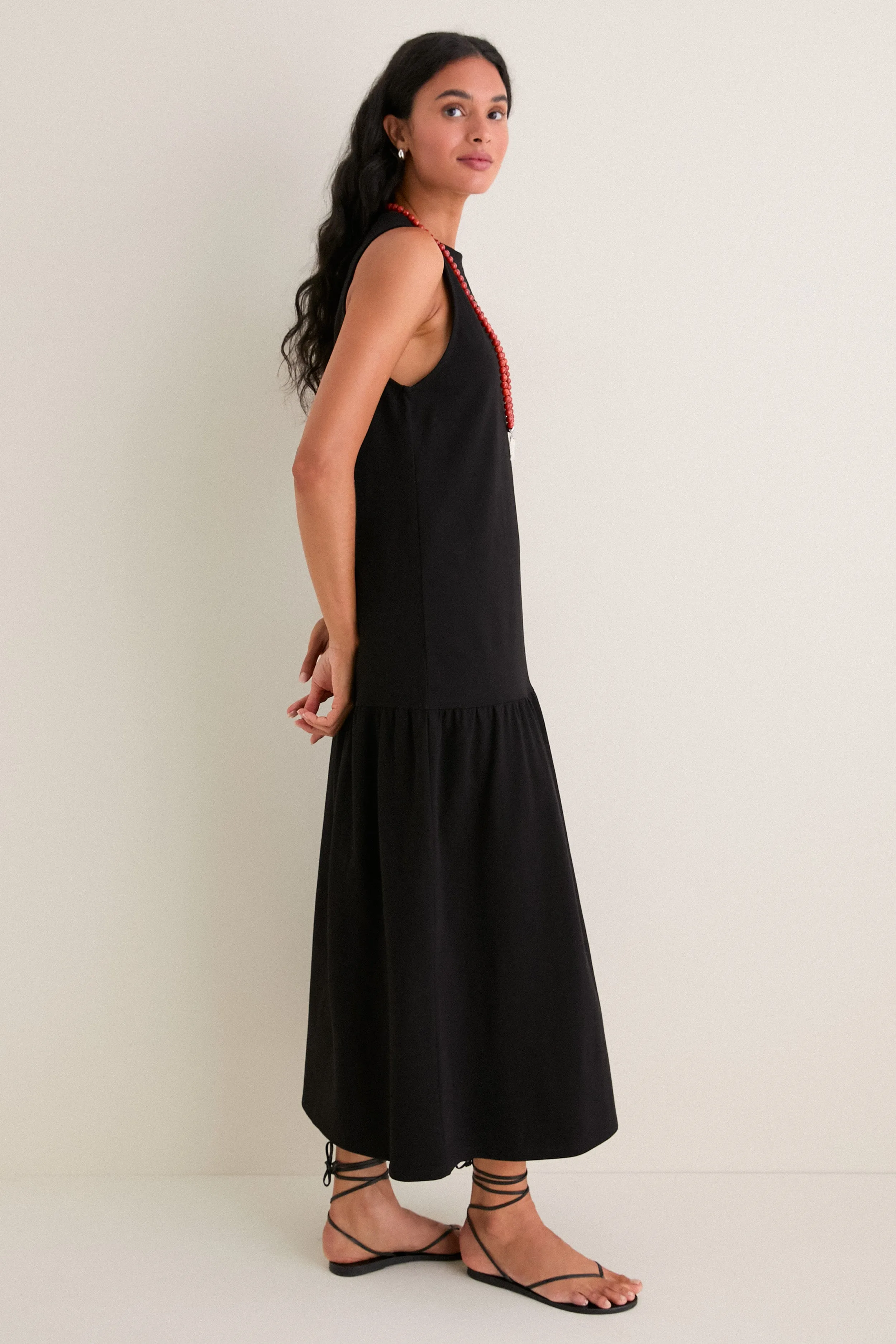 Black Jersey Cornelia Dress sold by Tuckernuck product image thumbnail 4