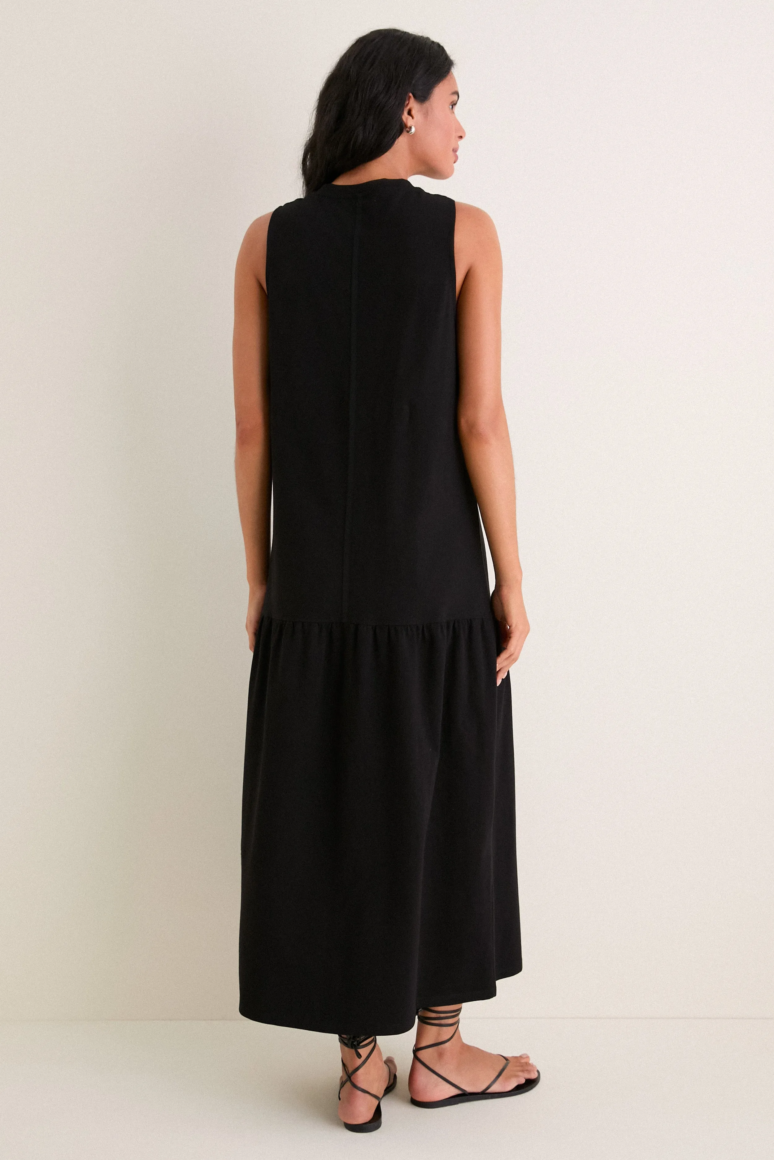 Black Jersey Cornelia Dress sold by Tuckernuck product image thumbnail 5