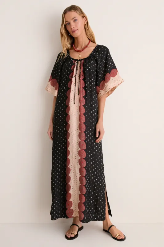 Tuscan Sun Cupro Short Sleeve Claudine Dress made by Tuckernuck