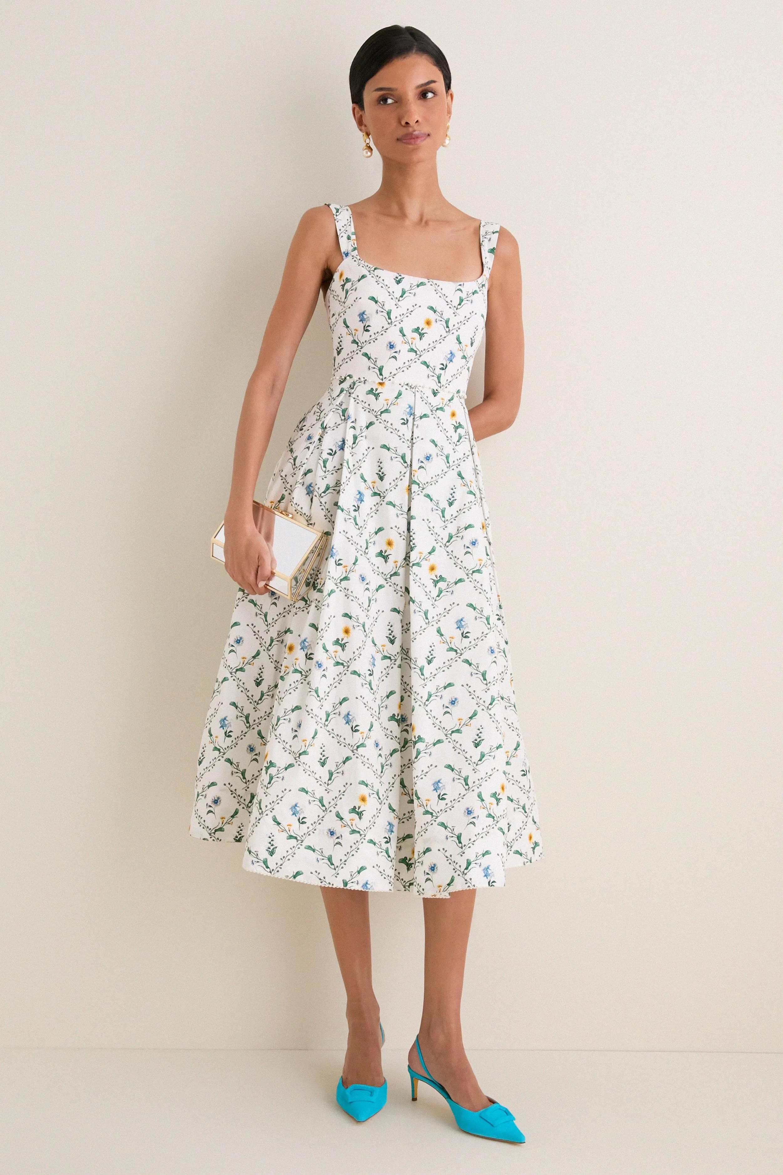 Brisa Alcaparra Midi Dress sold by Tuckernuck product image thumbnail 3