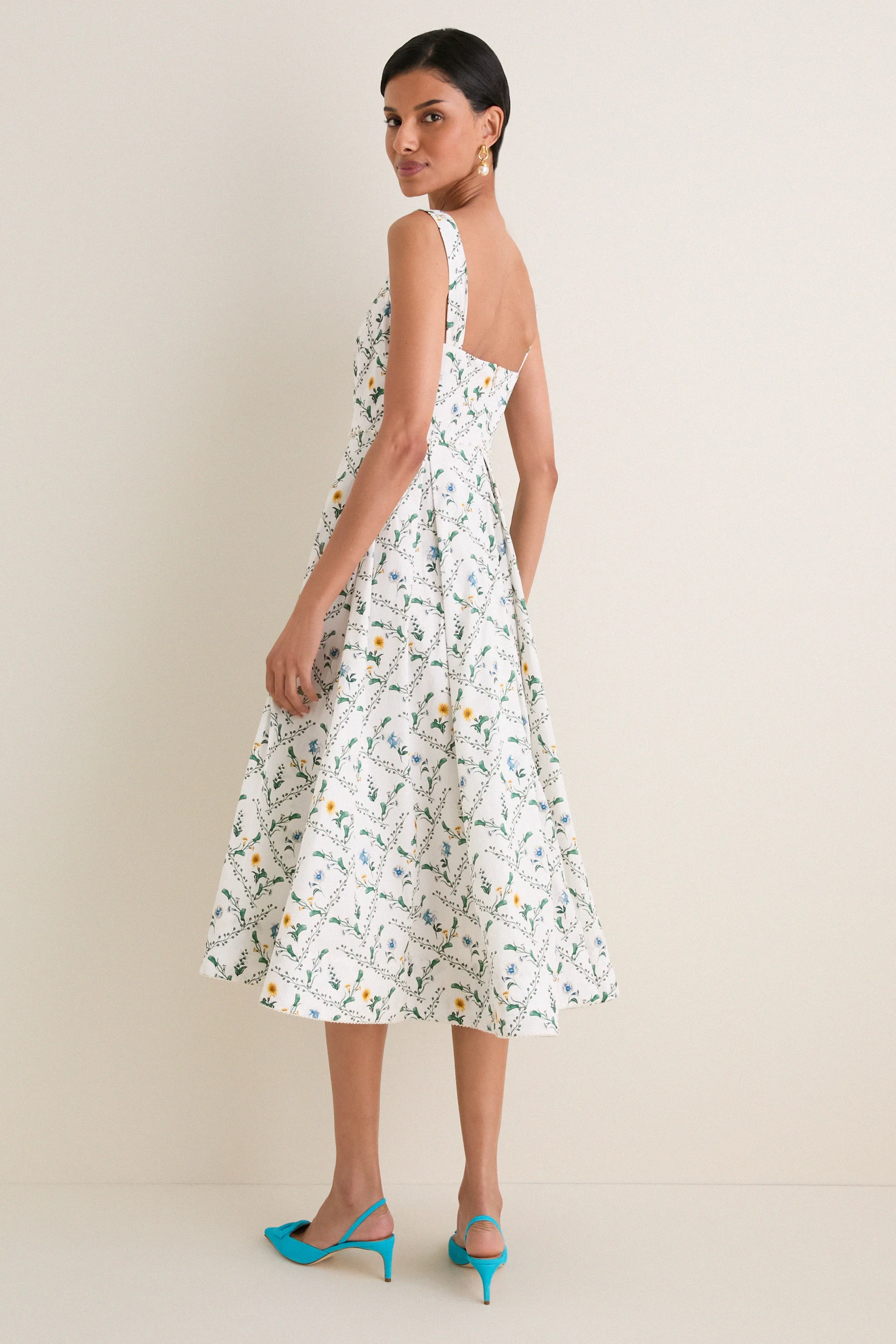Brisa Alcaparra Midi Dress sold by Tuckernuck product image thumbnail 5