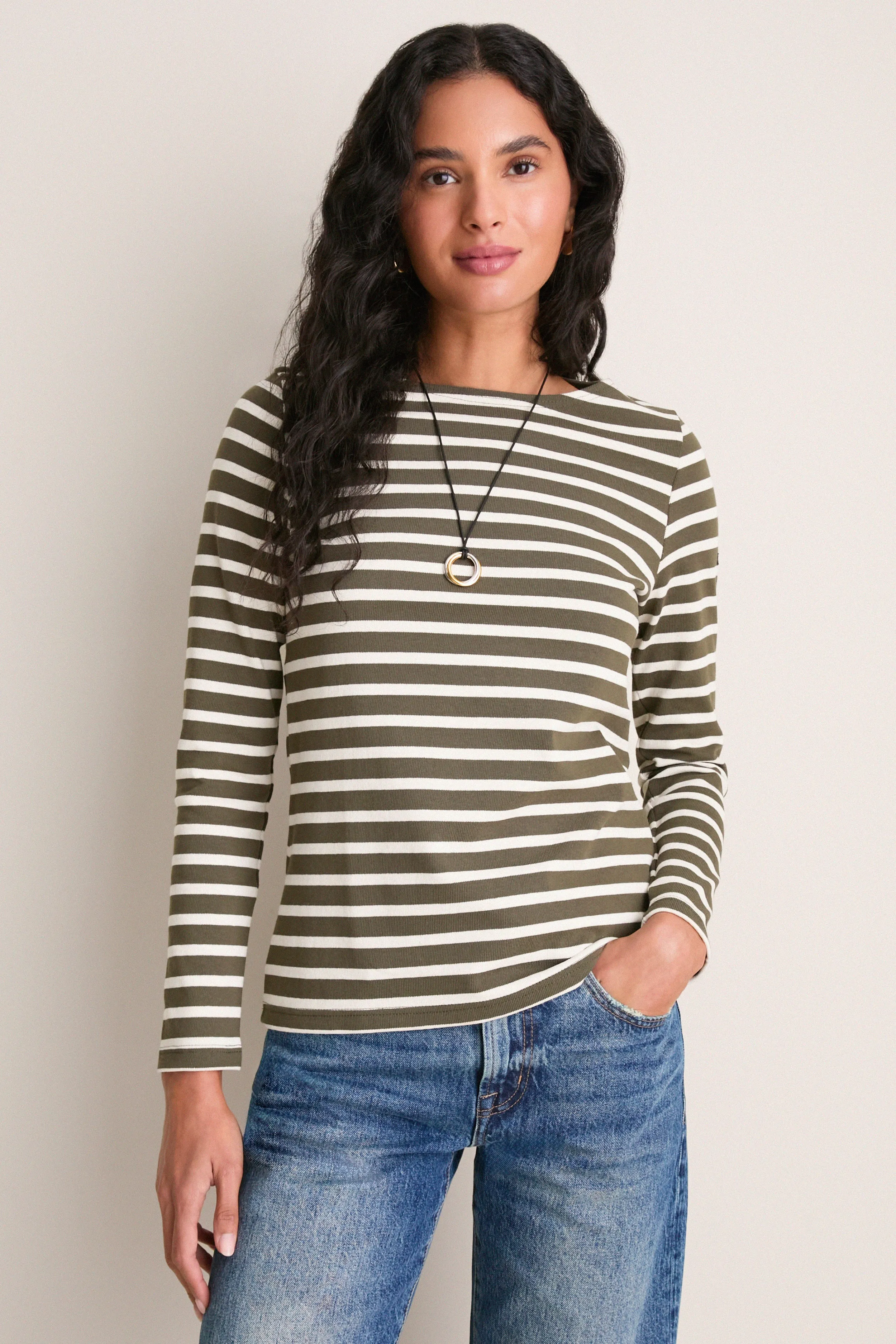 Land Ecru Meridame II Breton Shirt sold by Tuckernuck