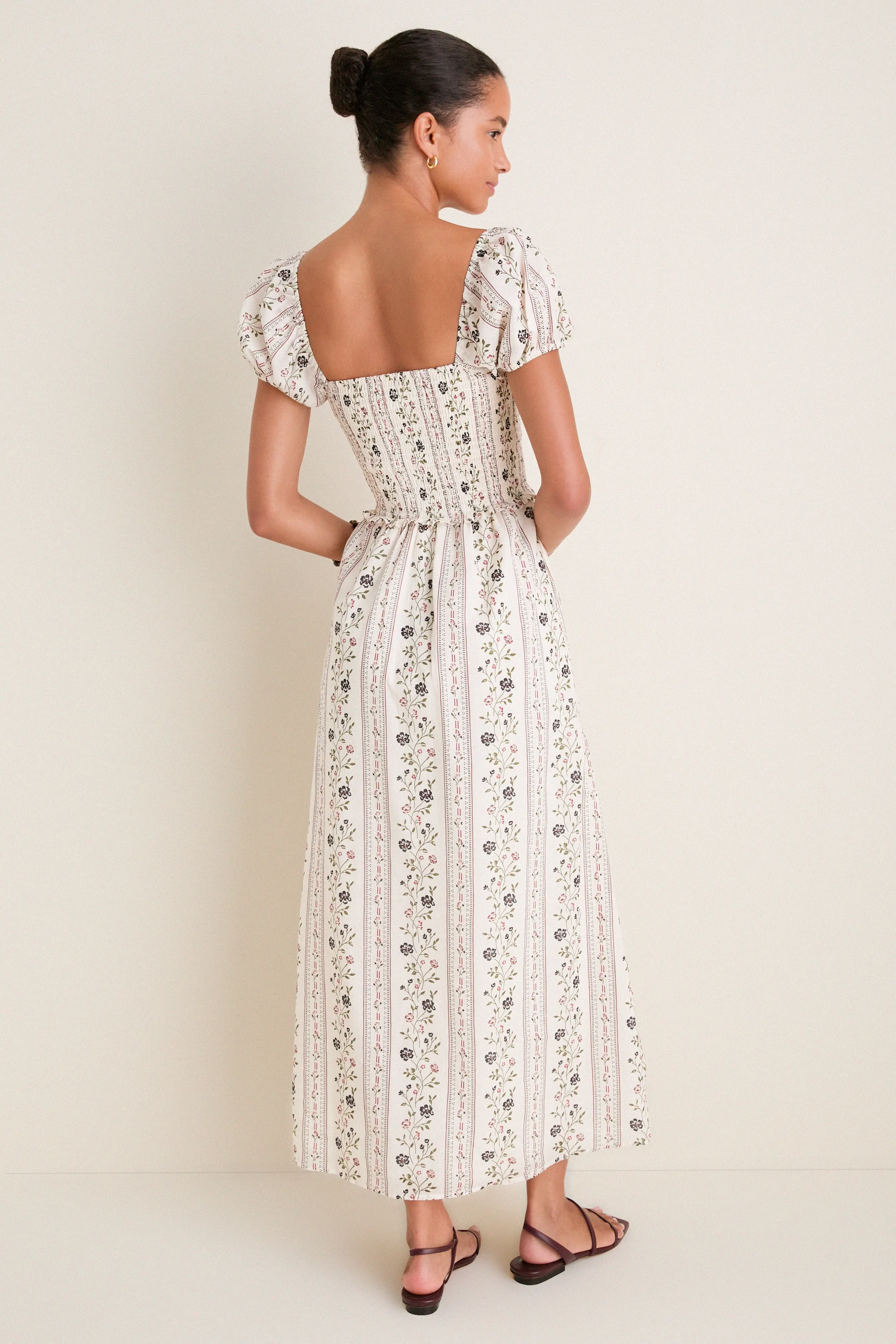 Thyme Floral Aster Nap Dress sold by Tuckernuck product image thumbnail 5