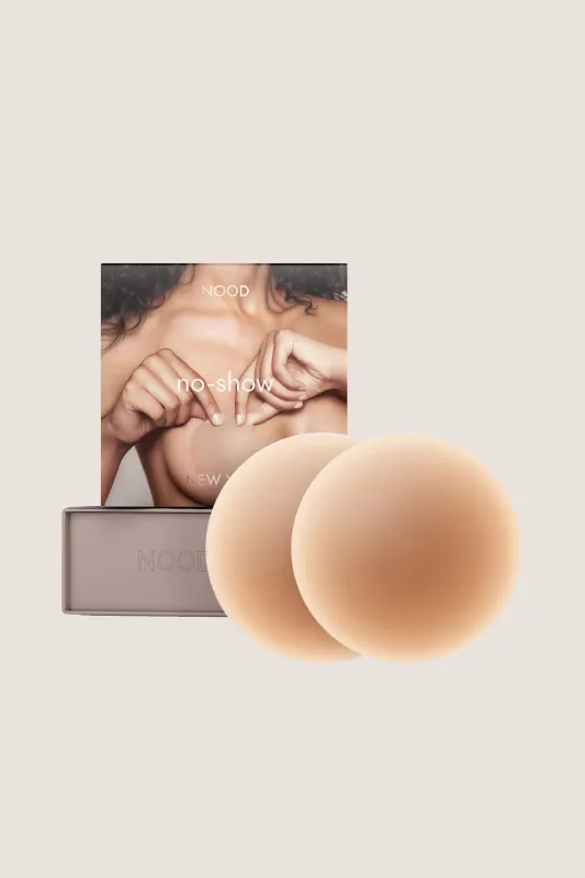 Soft Tan No-Show Nipple Covers 3IN made by Tuckernuck
