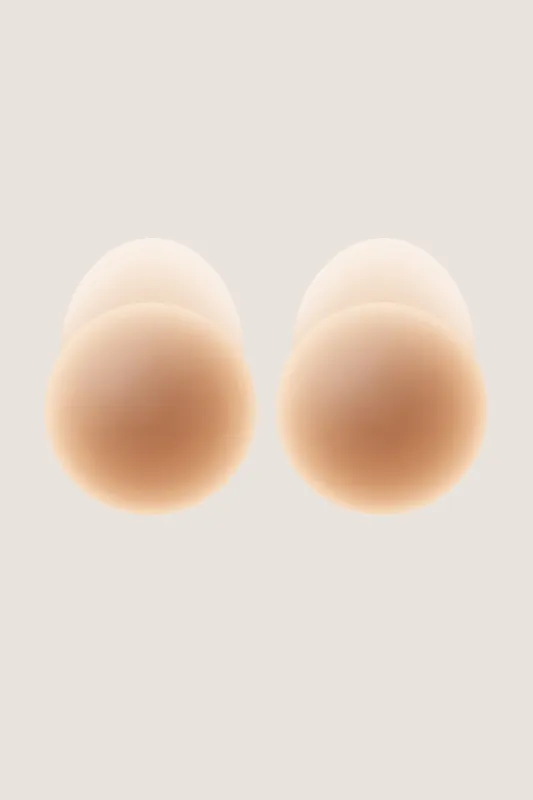 Soft Tan No-Show Extra Lift Nipple Covers 3.75IN made by Tuckernuck