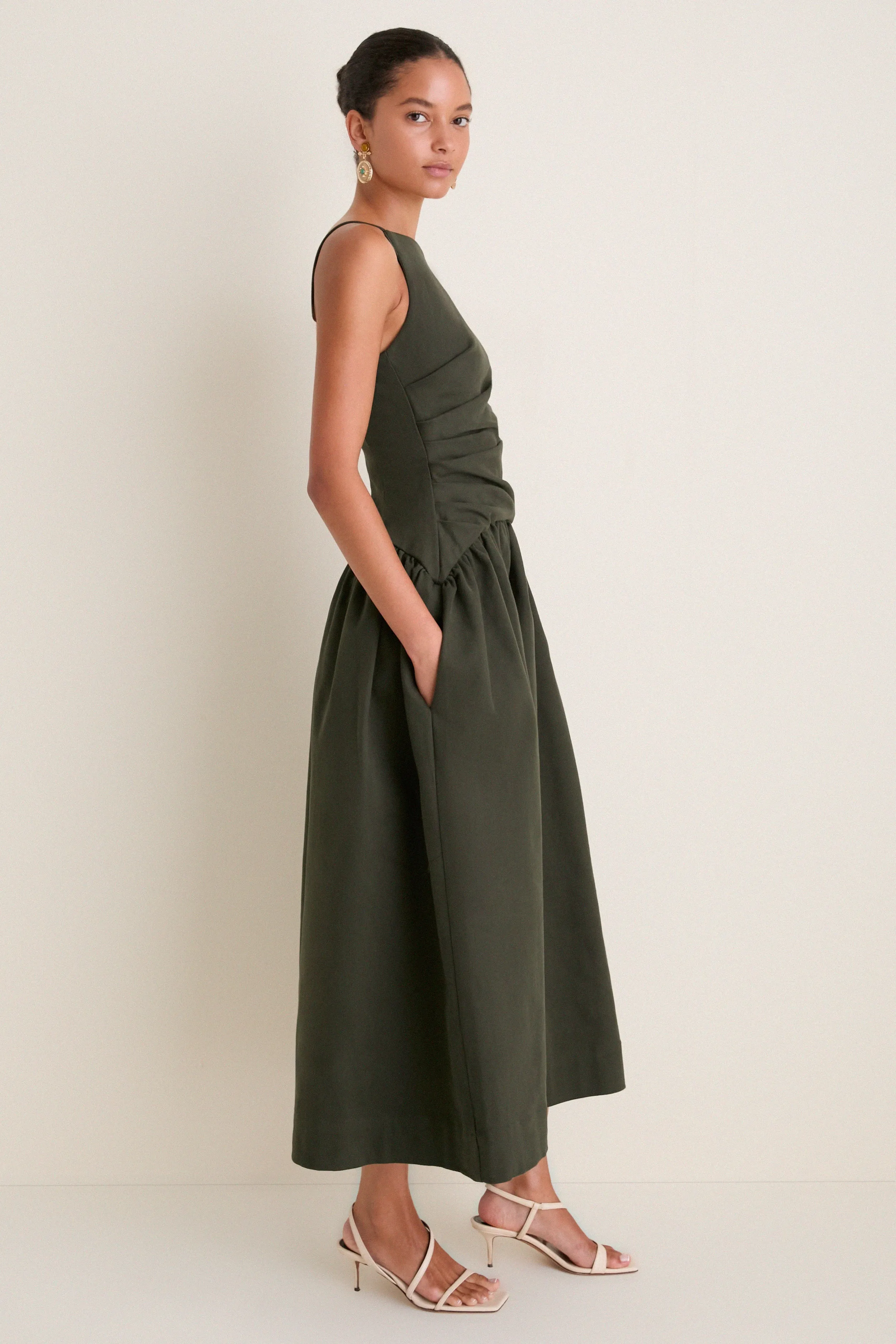 Green Lotus Maxi Dress sold by Tuckernuck product image thumbnail 5