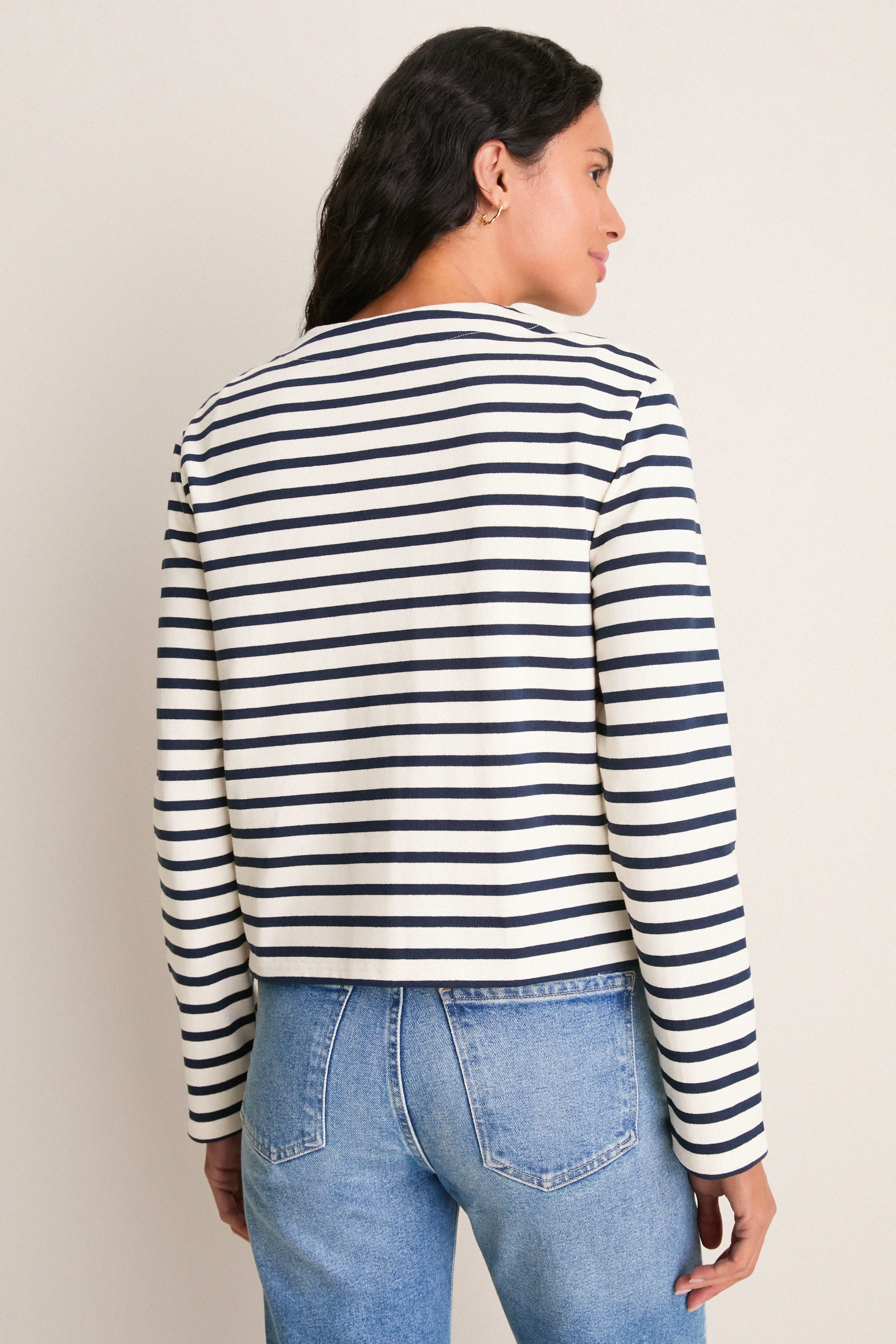 Ecru Marine Arignac Cardigan sold by Tuckernuck product image thumbnail 5