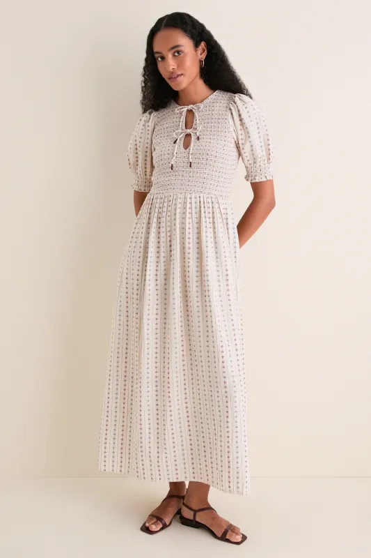 Multi Maribel Midi Dress made by SAYLOR
