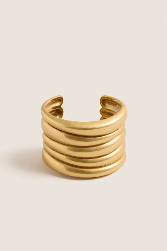 Gold Layered Bangle made by Tuckernuck