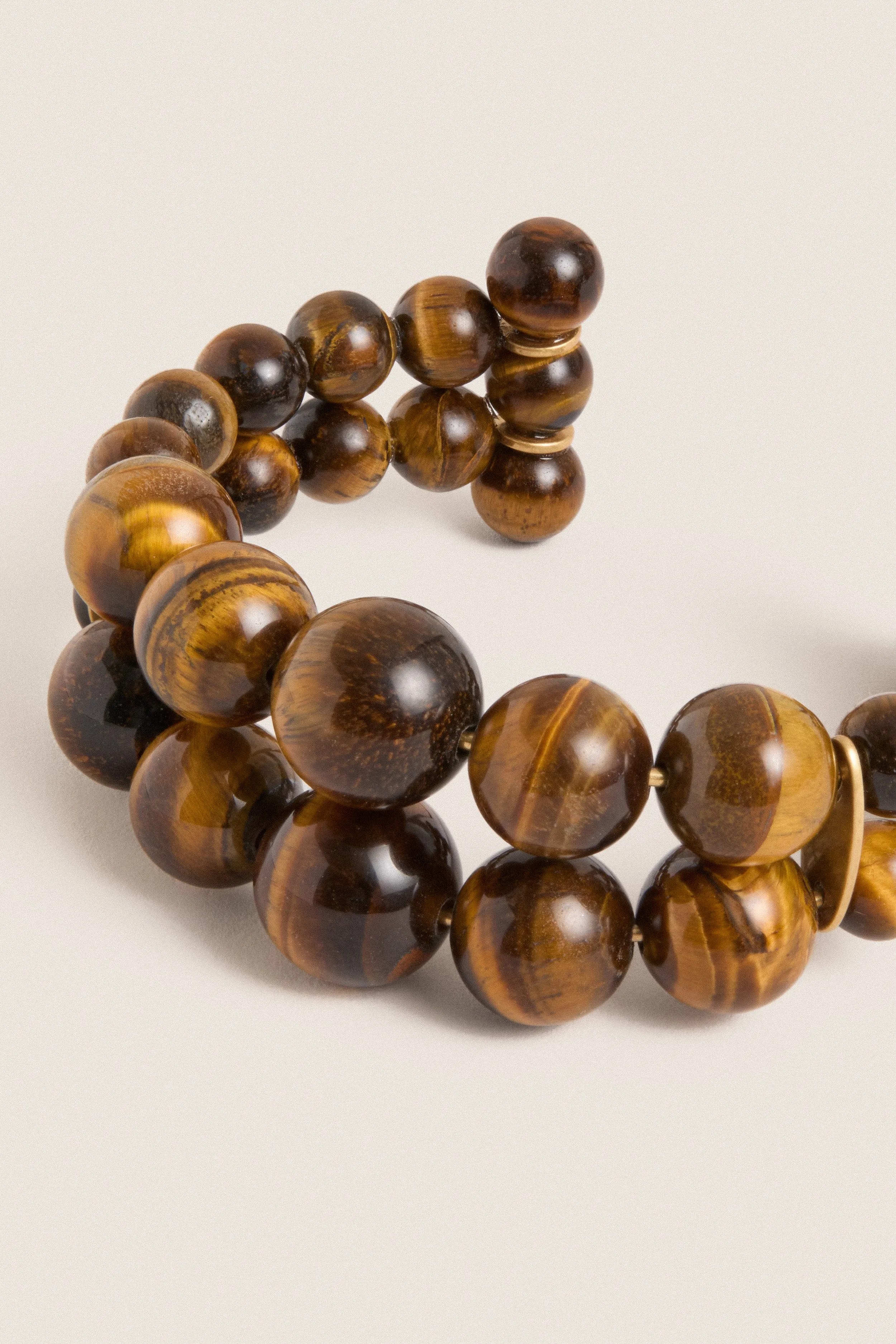 Tiger's Eye Beaded Bracelet sold by Tuckernuck product image thumbnail 3