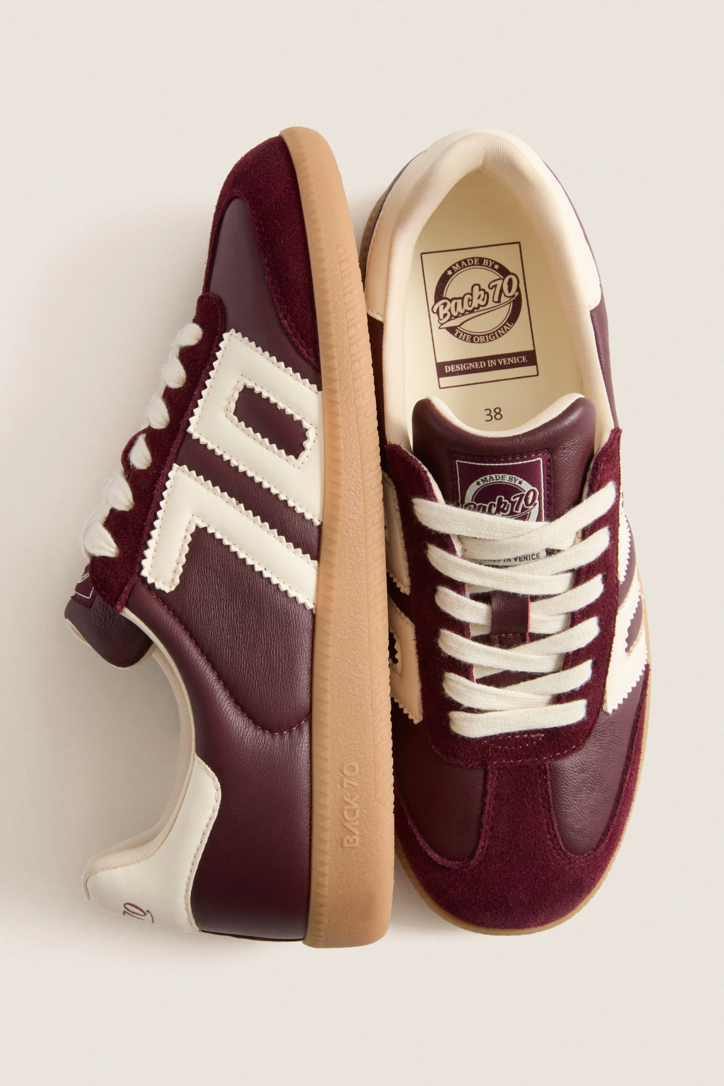 Wine Cream Cloud Sneakers sold by Tuckernuck product image thumbnail 5