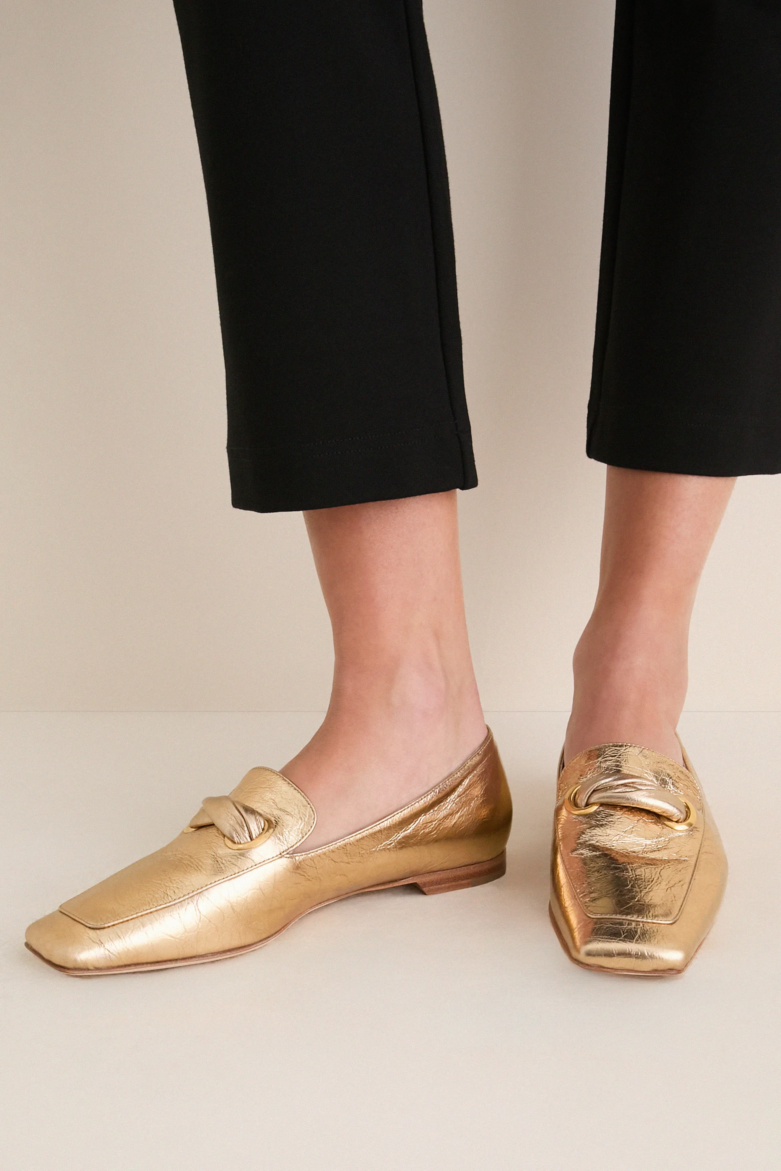Gilded Gold Metallic Grain Ceylon Loafers sold by Tuckernuck product image thumbnail 2