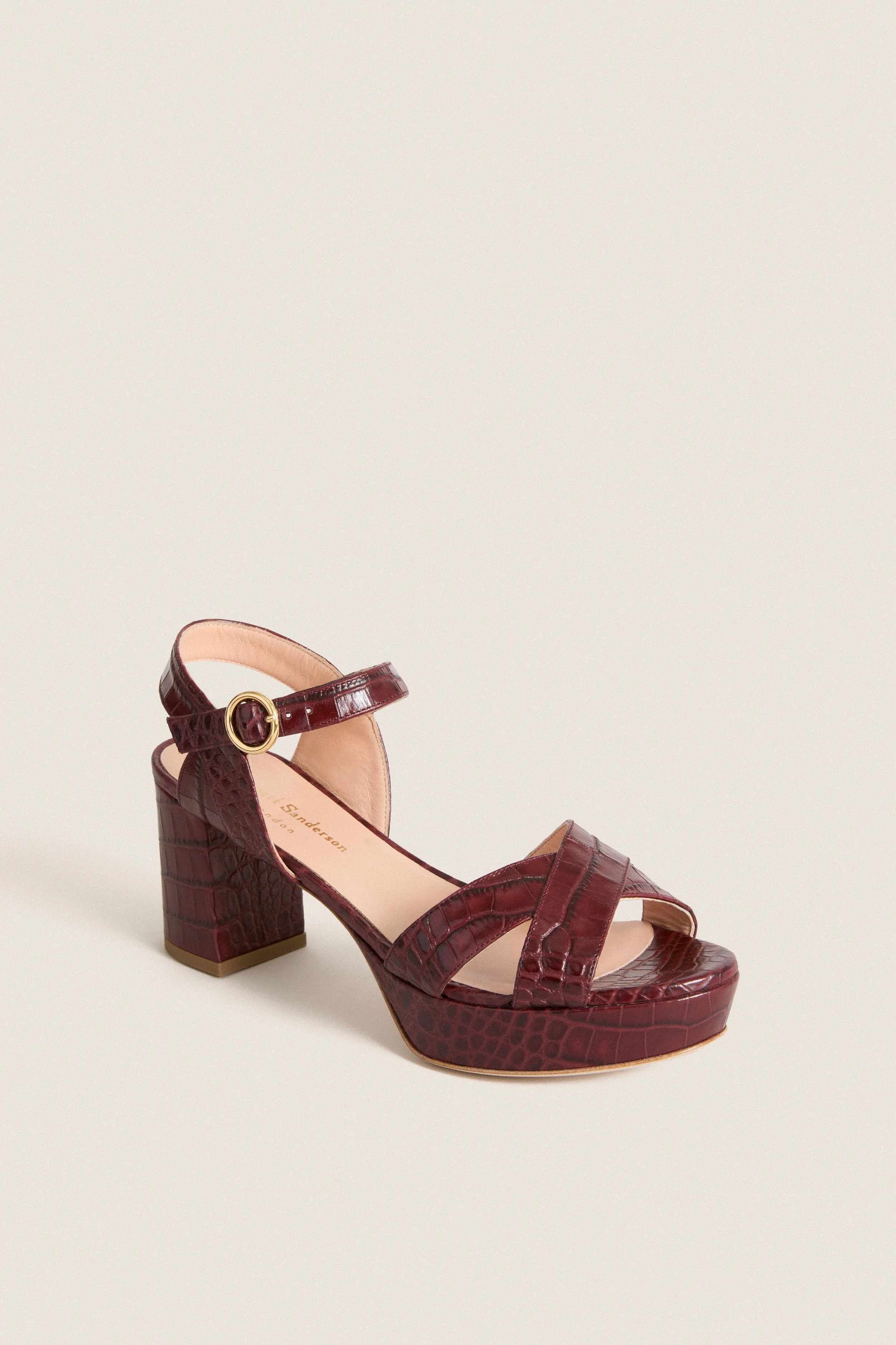 Auburn Printed Croc Deidre Heels sold by Tuckernuck