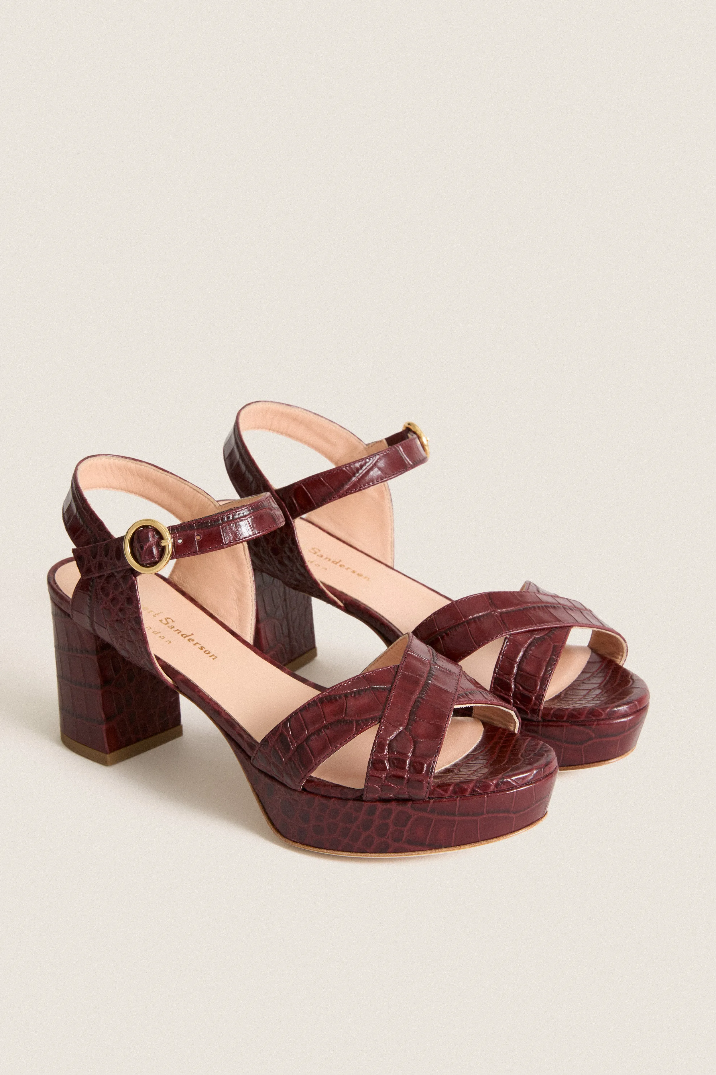 Auburn Printed Croc Deidre Heels sold by Tuckernuck product image thumbnail 4