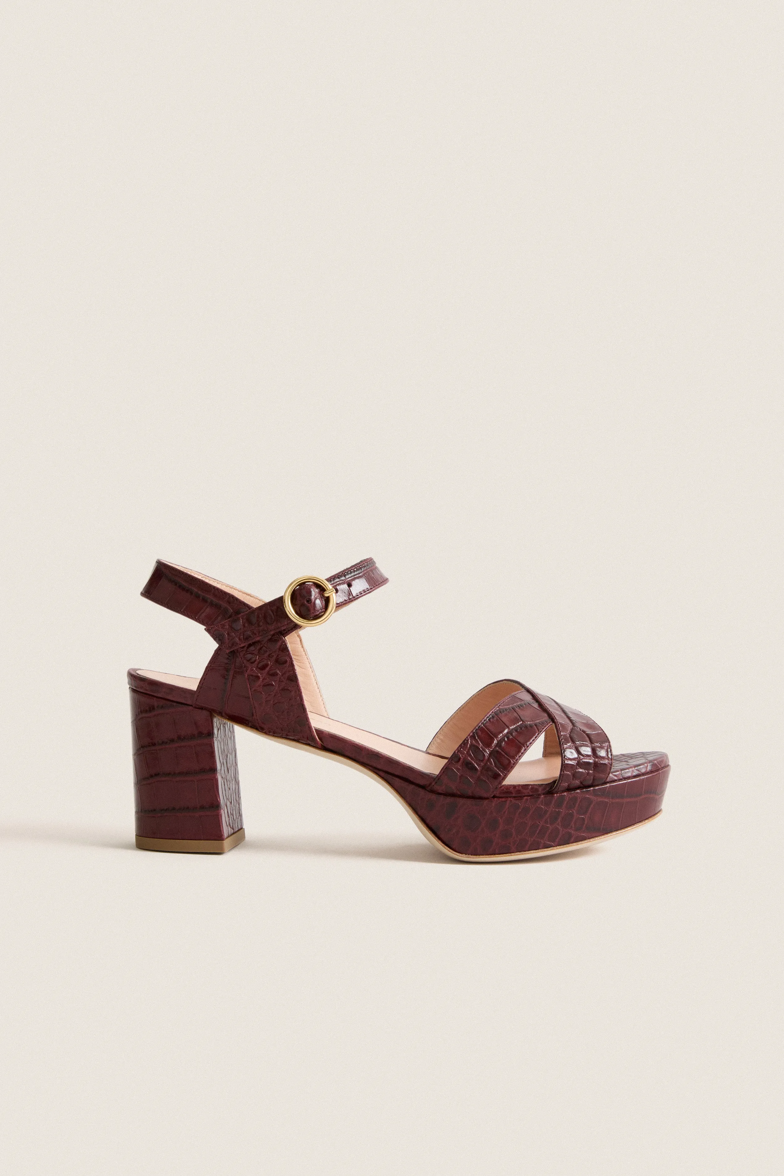 Auburn Printed Croc Deidre Heels sold by Tuckernuck product image thumbnail 5