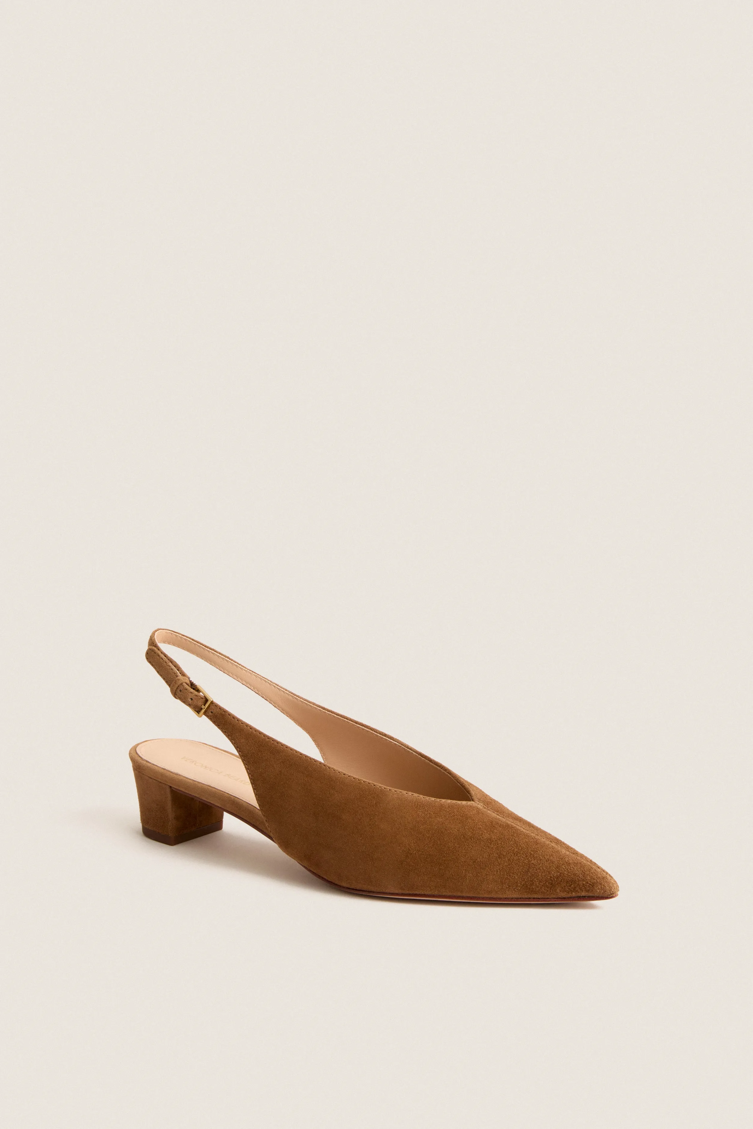 Chestnut Pamela Heels sold by Tuckernuck