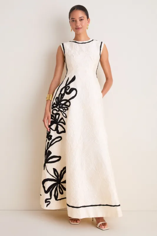 Ivory Celestia Maxi Dress made by Lovebirds
