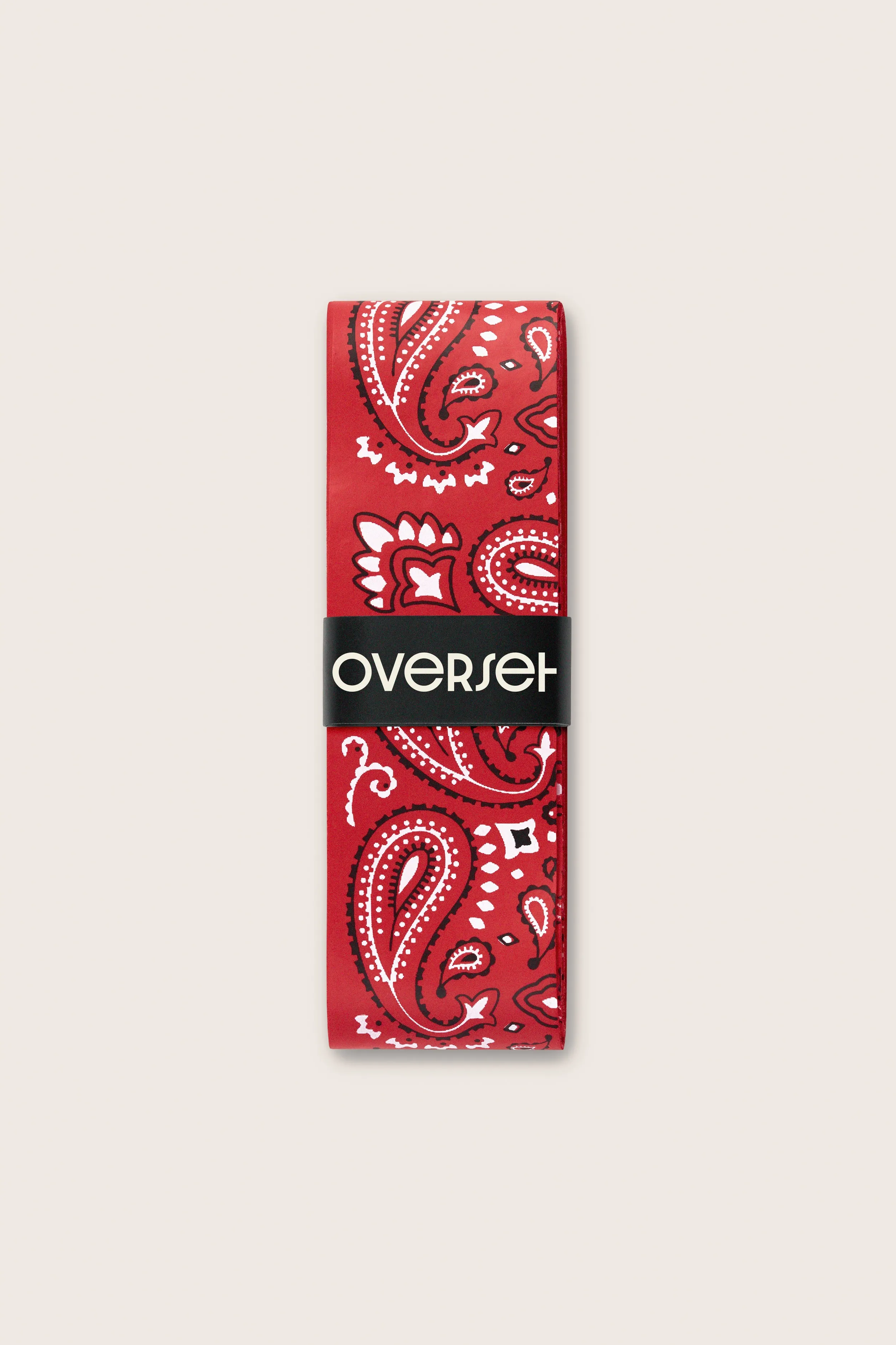 Overset Red and White Bandana Overgrip sold by Tuckernuck product image thumbnail 3