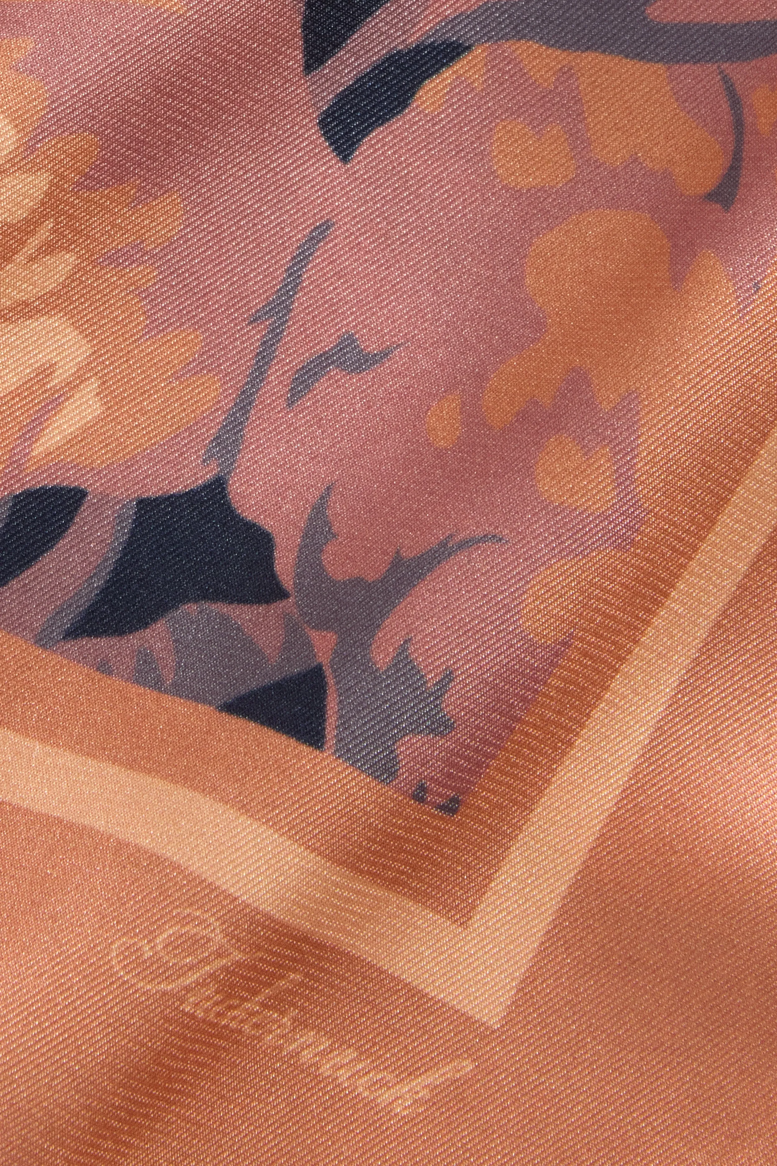 Navy Baroque Floral Large Scarf sold by Tuckernuck product image thumbnail 5