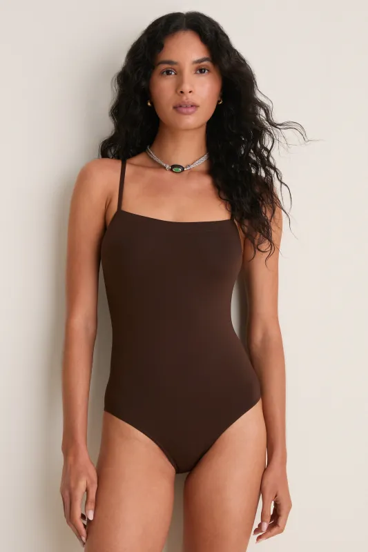 Chocolat Noir Aquarelle One Piece made by Eres