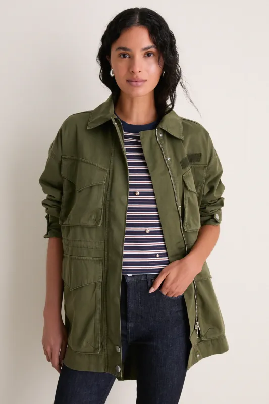 Army Harwin Utility Jacket made by Veronica Beard