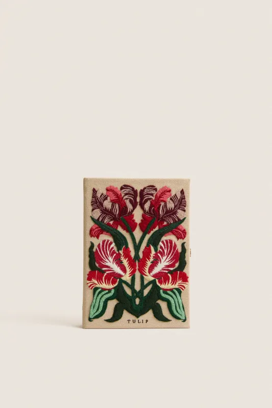 Tulip Book Clutch made by Olympia Le-Tan