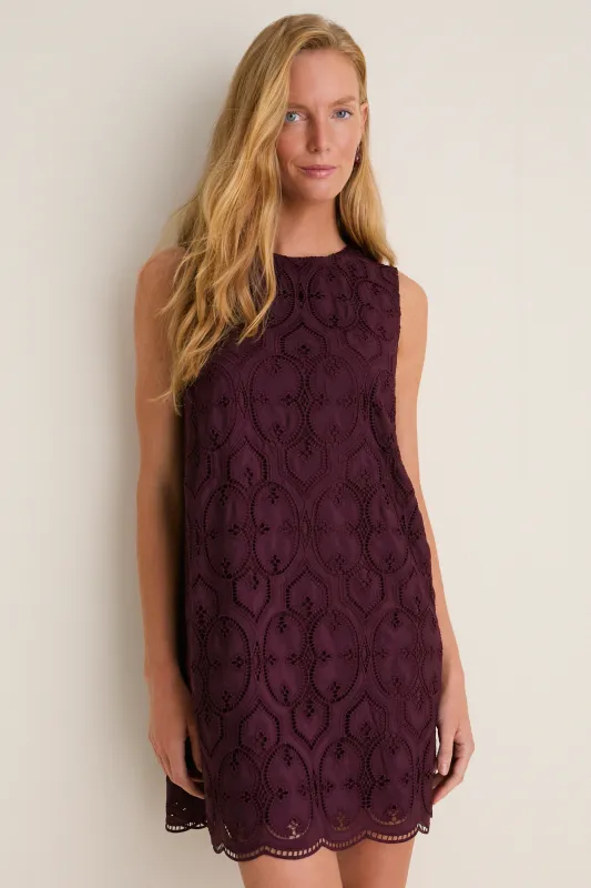 Winetasting Eyelet Marlowe Dress made by Tuckernuck