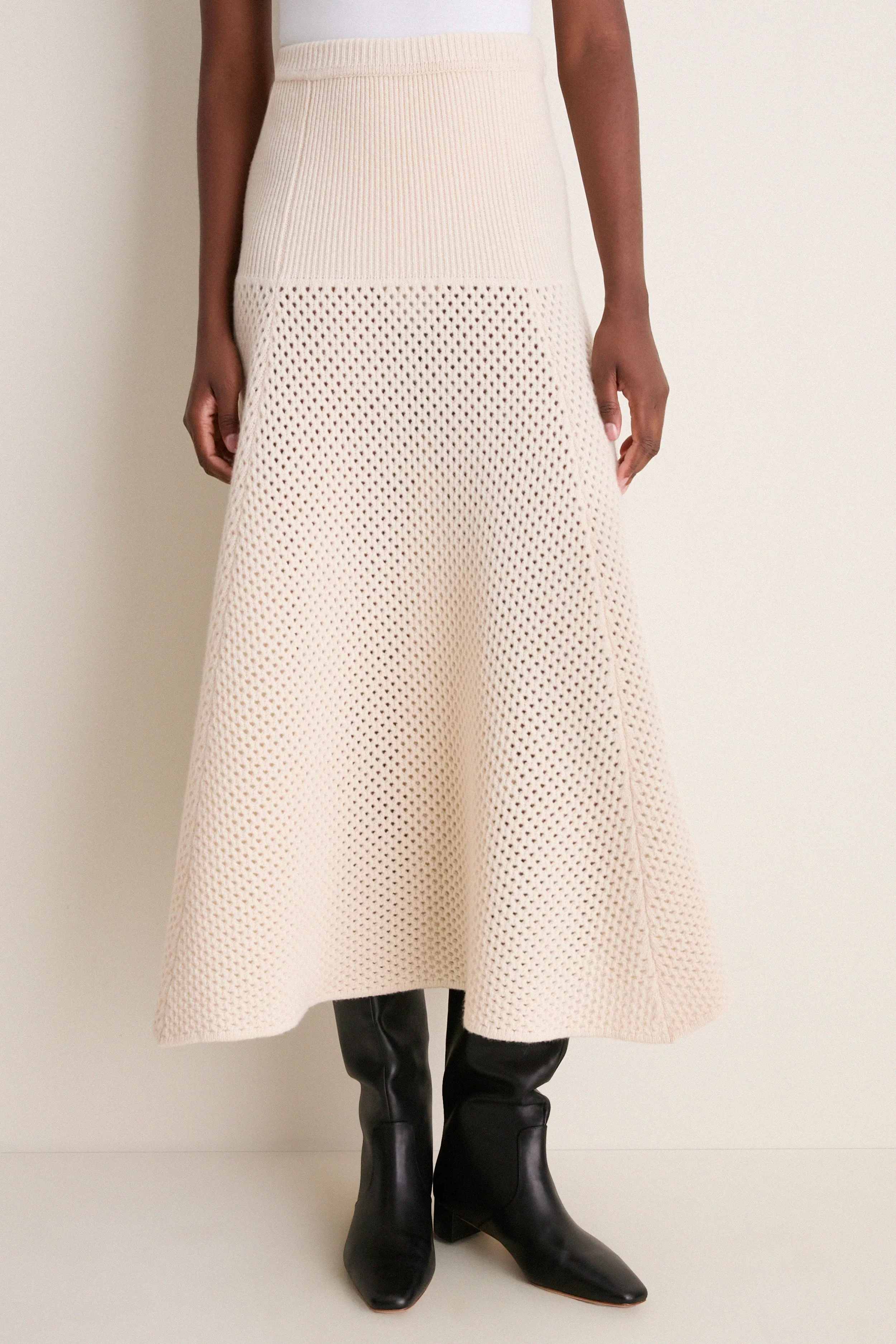 Cloud Lucia Wool Knit Skirt sold by Tuckernuck
