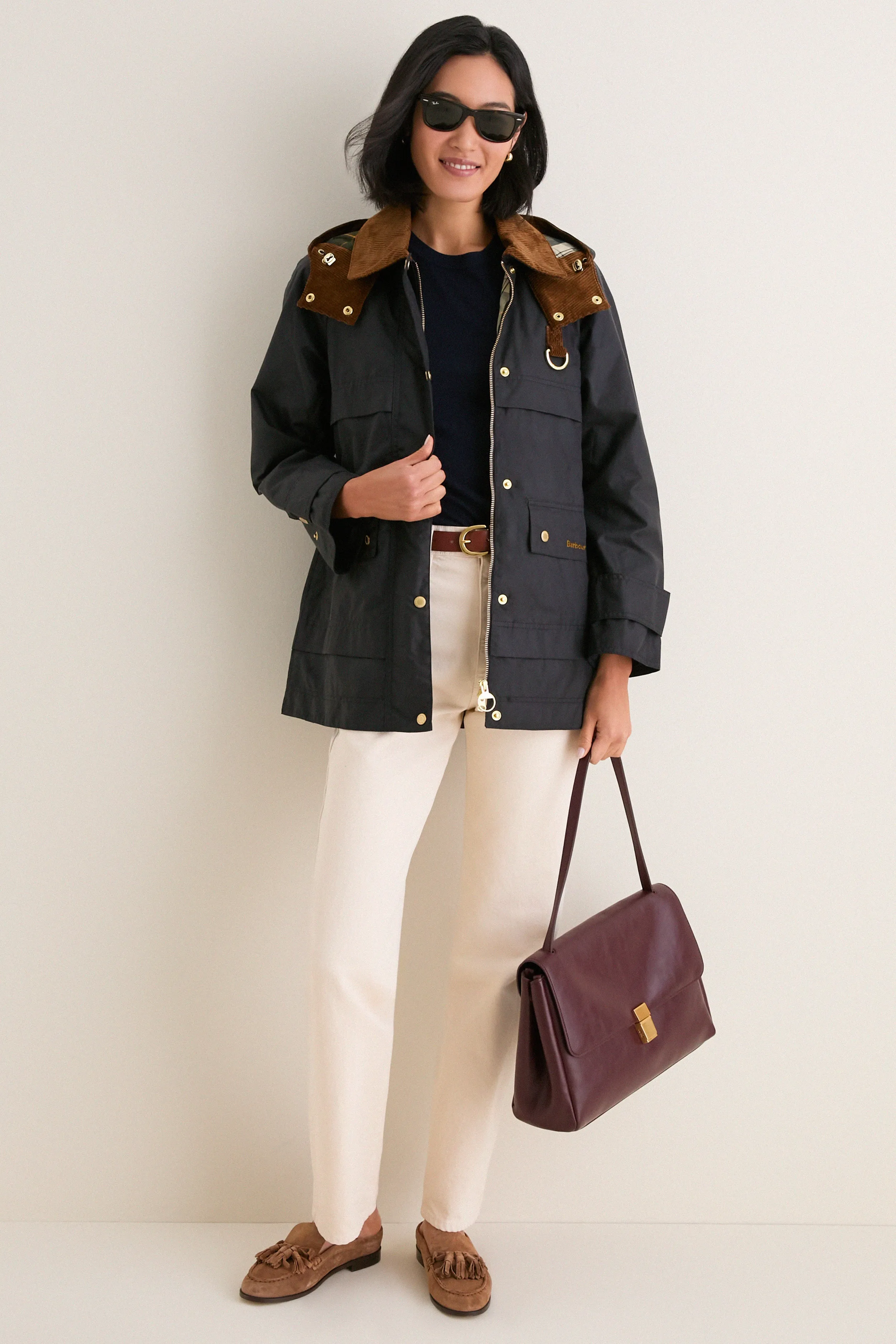 Exclusive Navy and Ancient Wrenwood Wax Jacket sold by Tuckernuck product image thumbnail 3