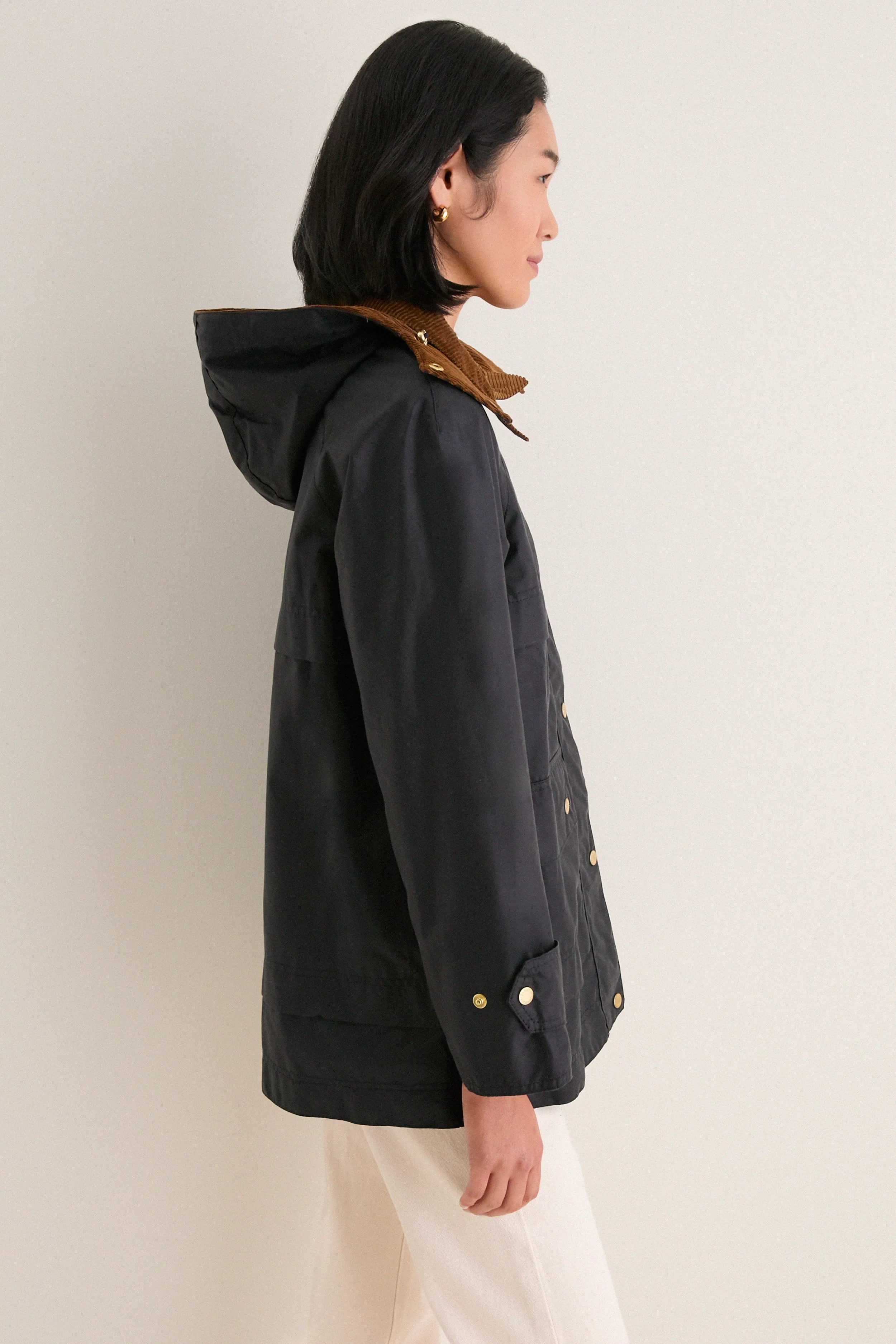 Exclusive Navy and Ancient Wrenwood Wax Jacket sold by Tuckernuck product image thumbnail 4
