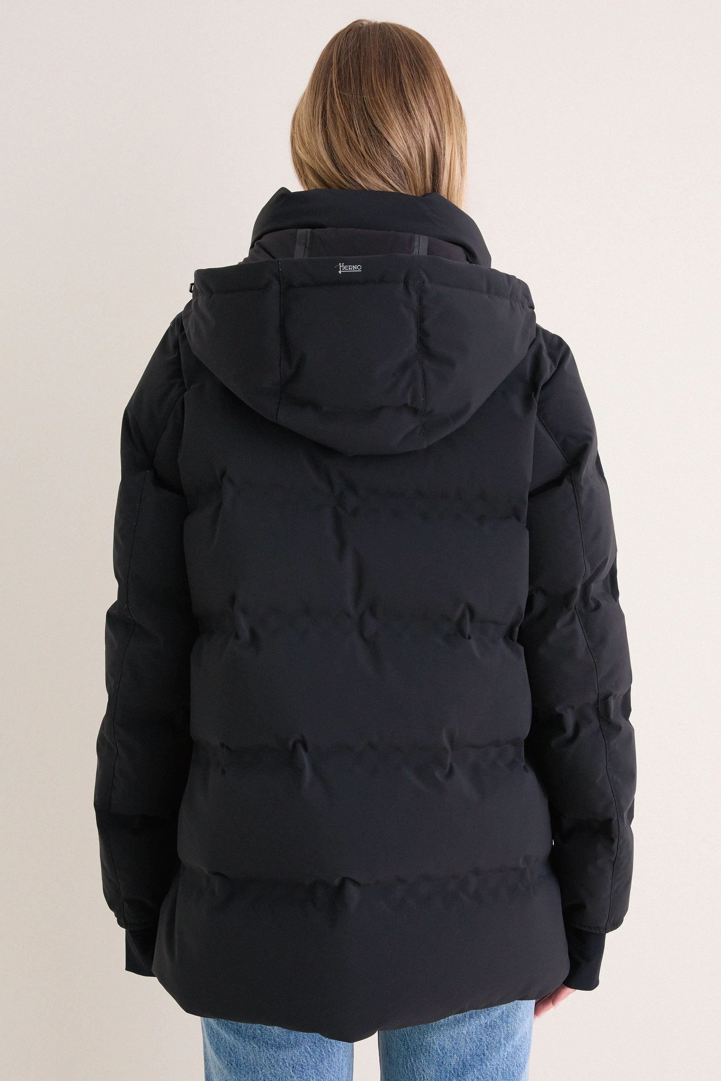 Black New Impact Quilted Waterproof Jacket sold by Tuckernuck product image thumbnail 4