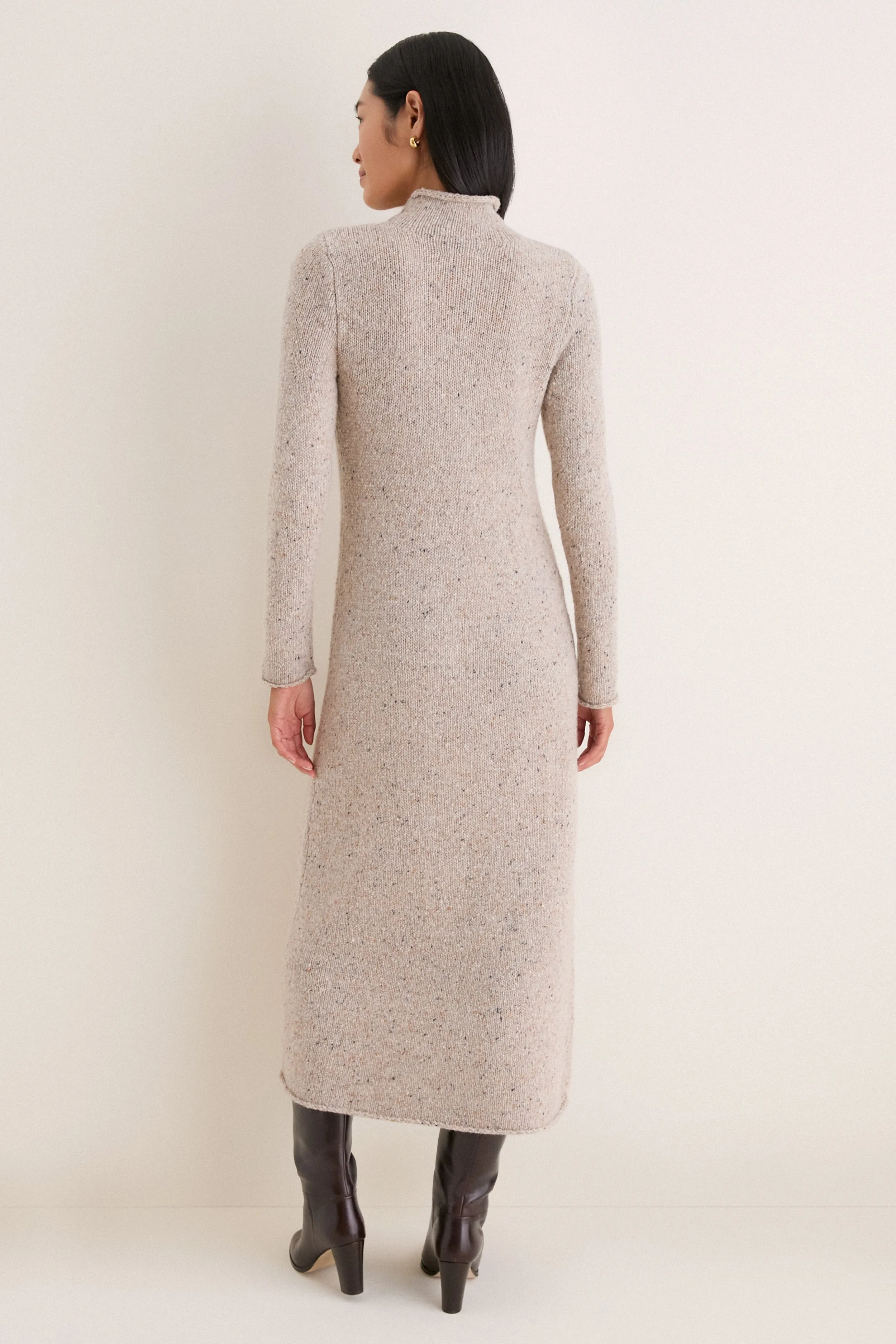 Oat Merino Blend Burton Sweater Dress sold by Tuckernuck product image thumbnail 5