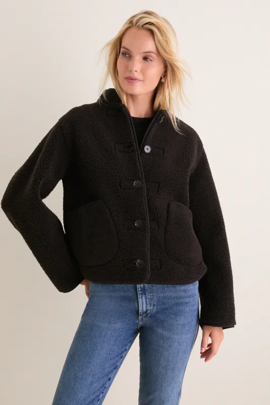 Chocolate Theodora Jacket made by Aligne