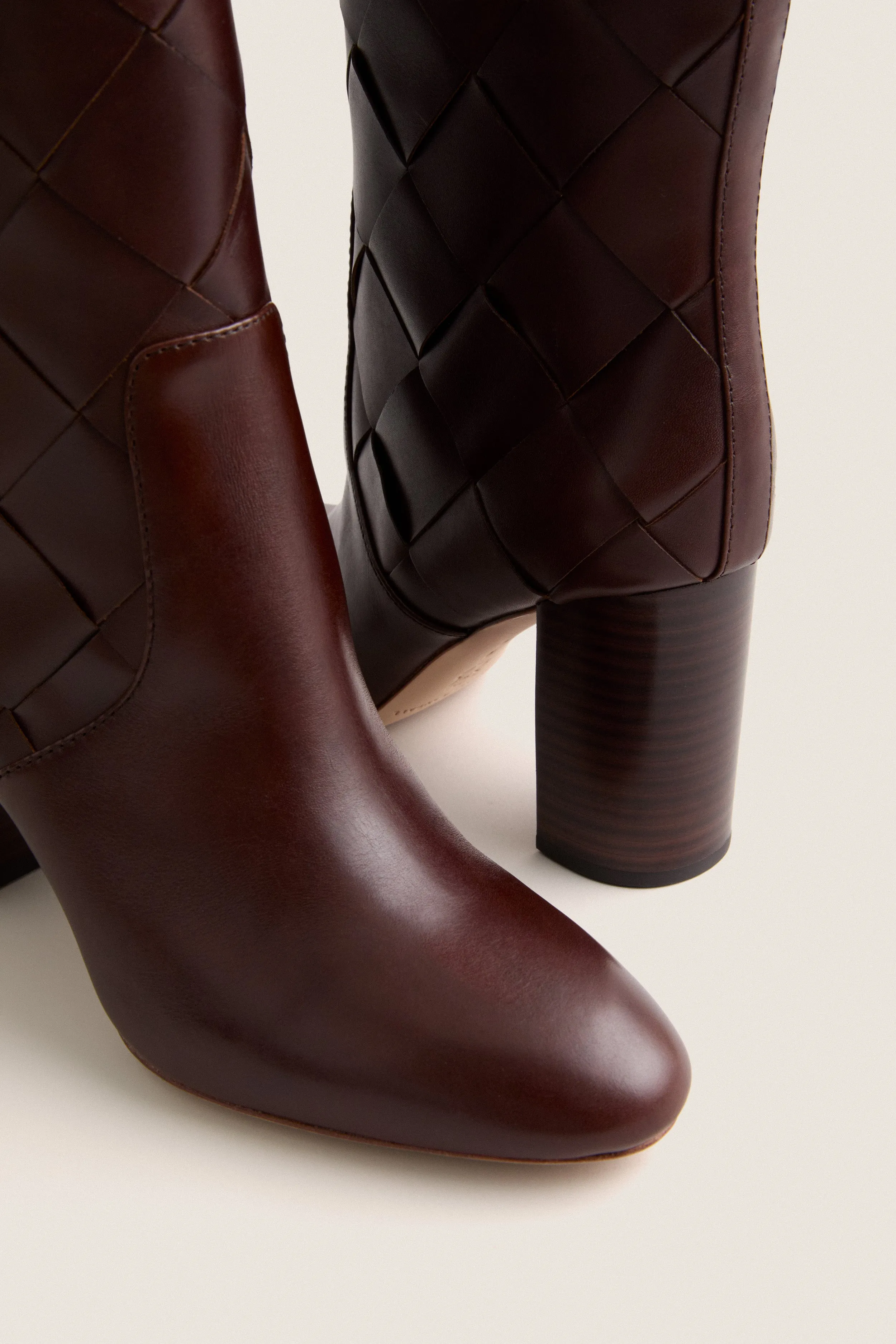 Espresso Vachetta Woven Goldy Boots sold by Tuckernuck product image thumbnail 5