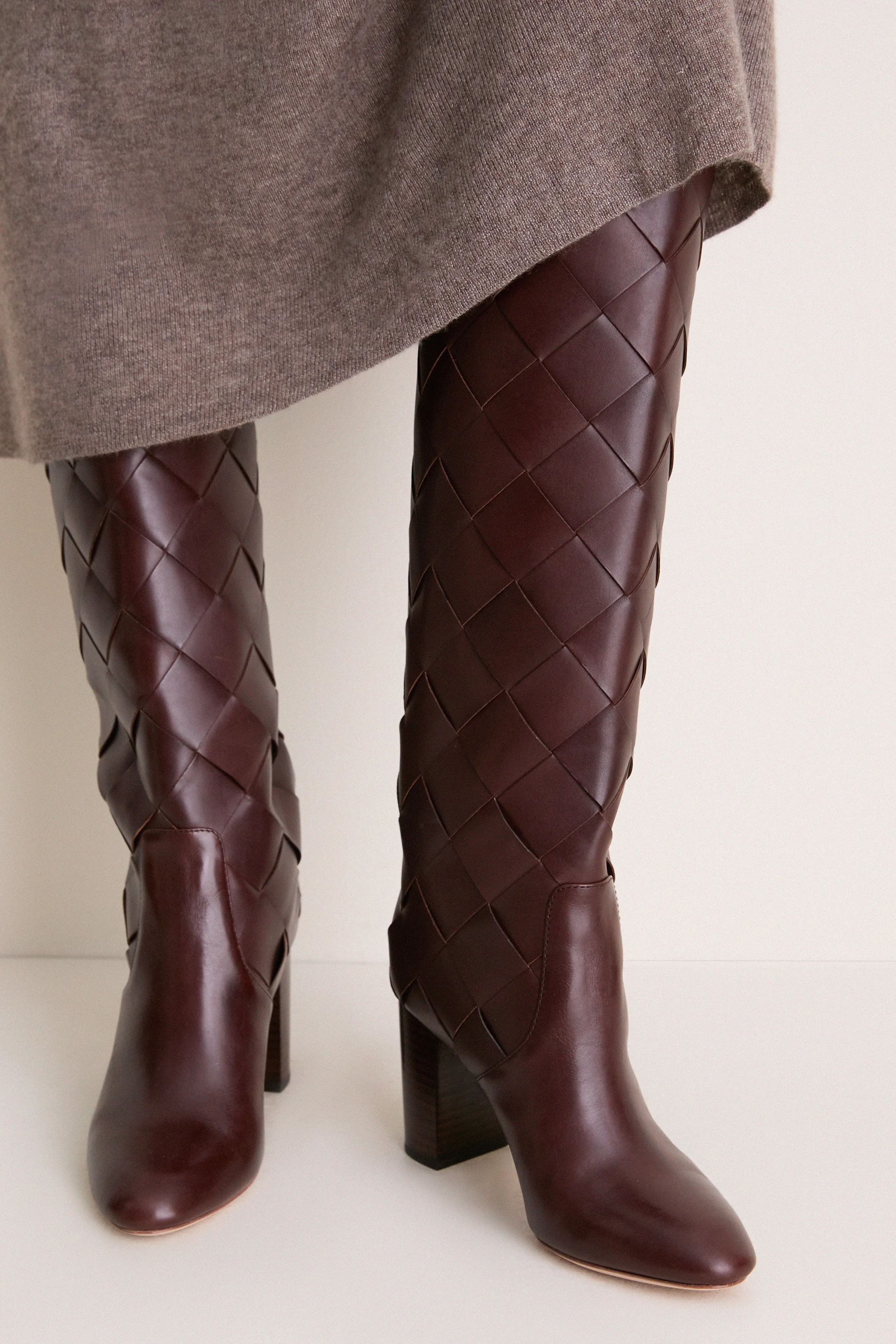 Espresso Vachetta Woven Goldy Boots sold by Tuckernuck product image thumbnail 2