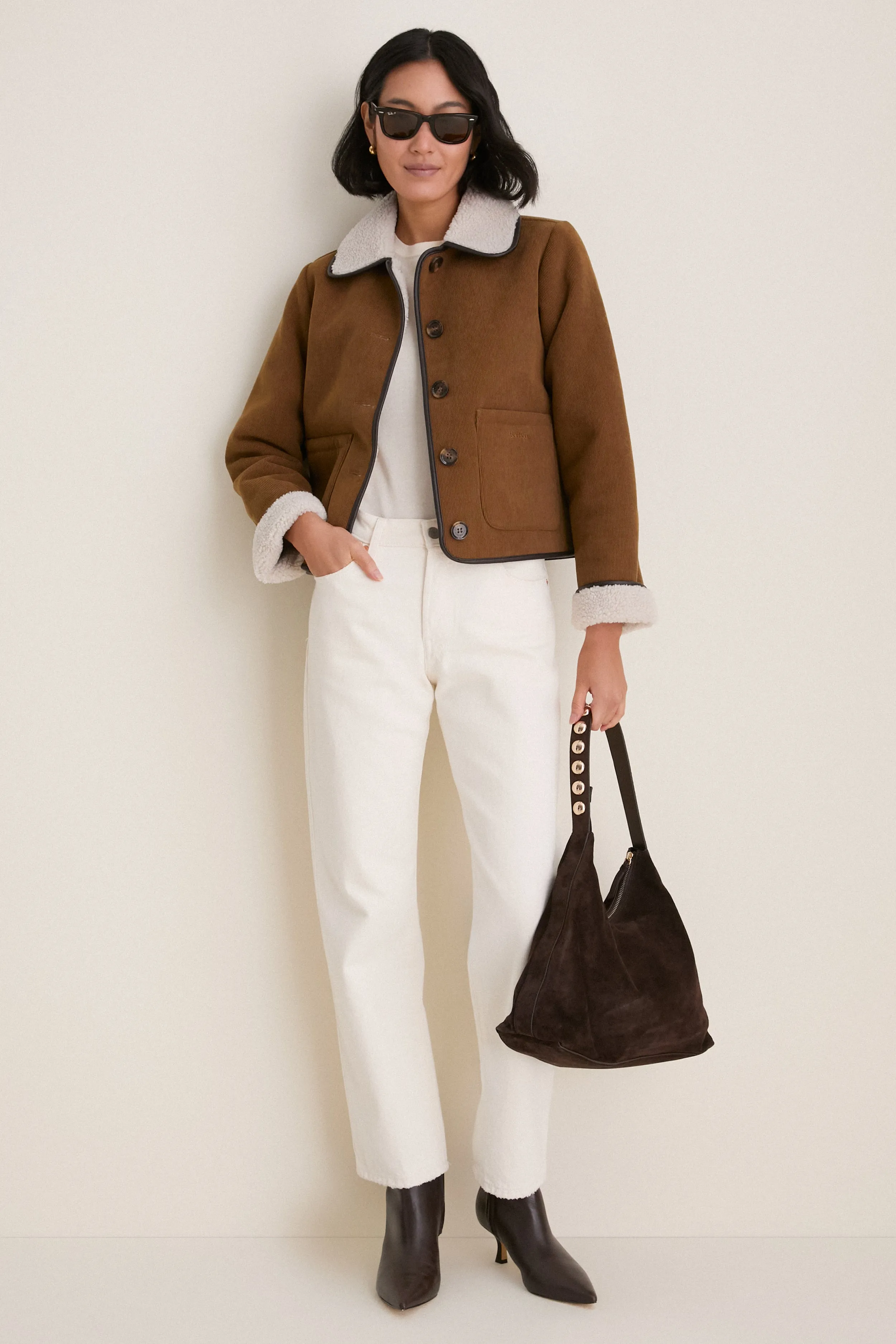 Tan Penny Fleece Casual Jacket sold by Tuckernuck product image thumbnail 3
