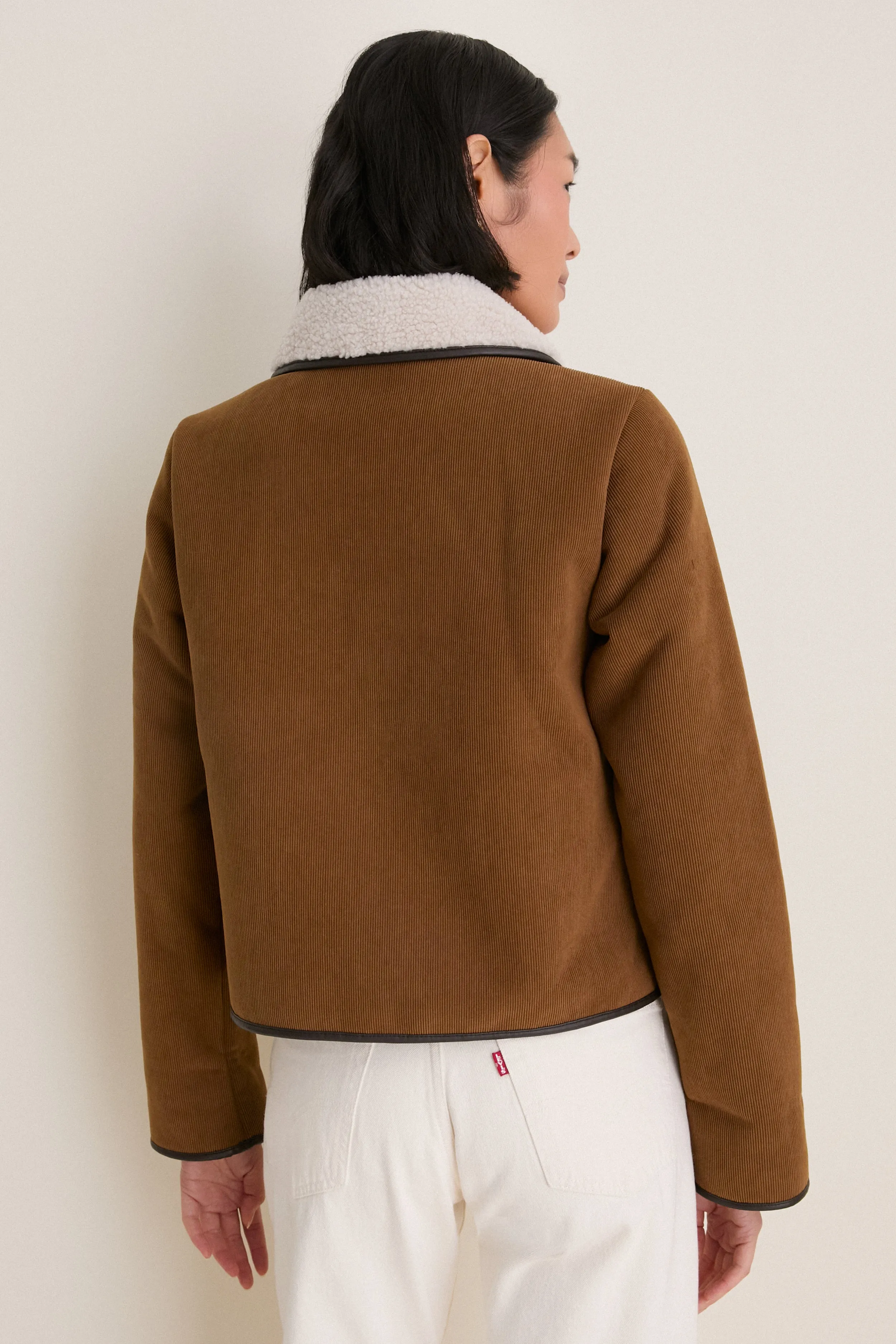 Tan Penny Fleece Casual Jacket sold by Tuckernuck product image thumbnail 5