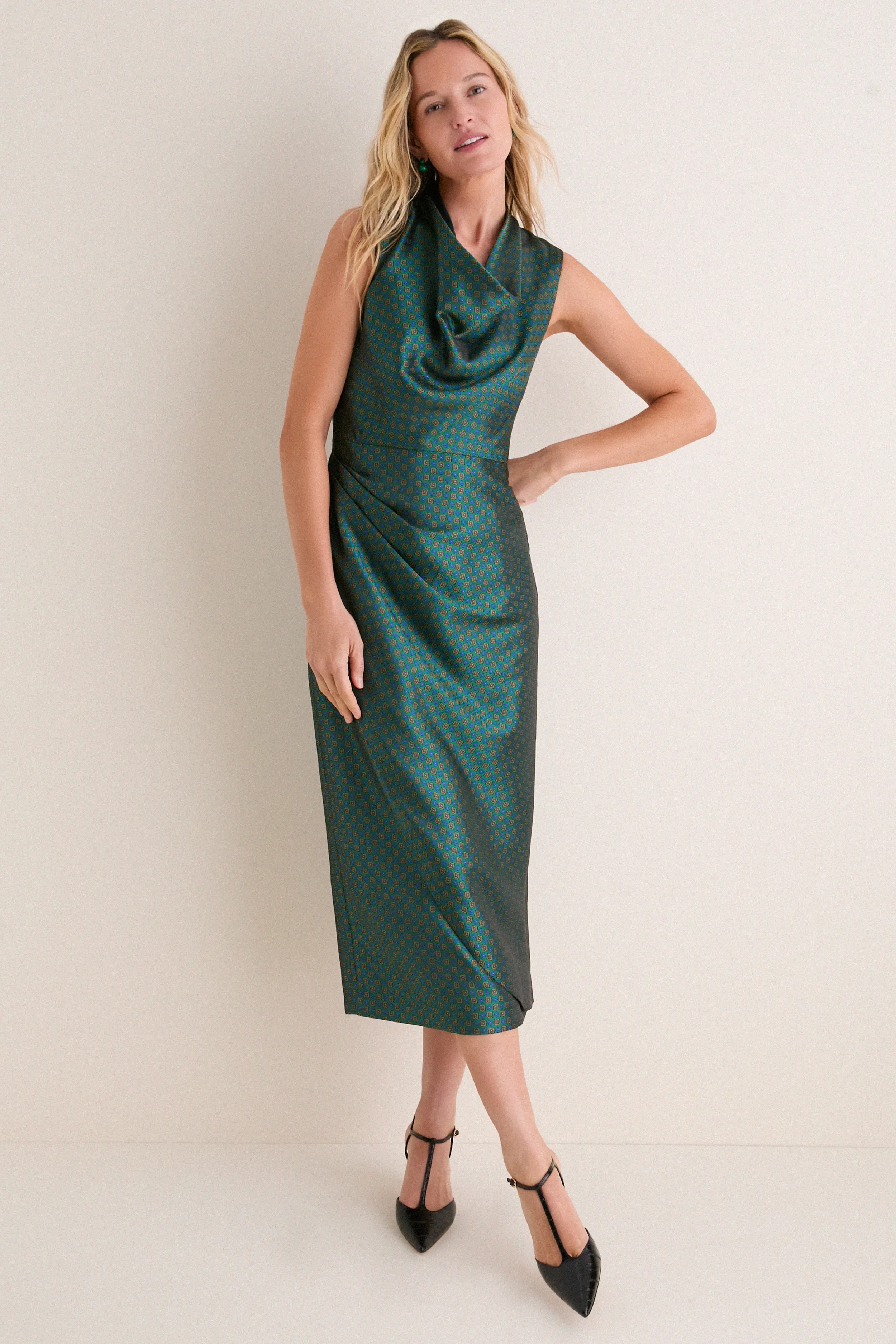 Geometric Tie Jacquard Sinclair Dress sold by Tuckernuck