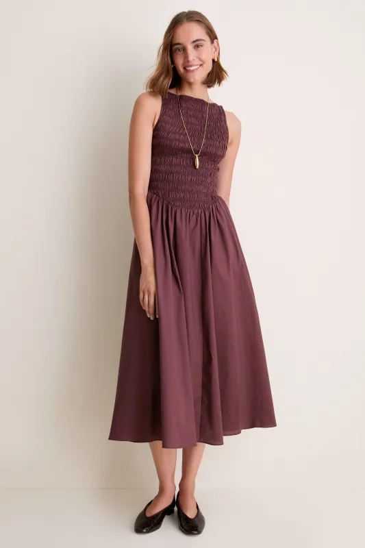 Port Lucia Midi Dress made by Faithfull the Brand