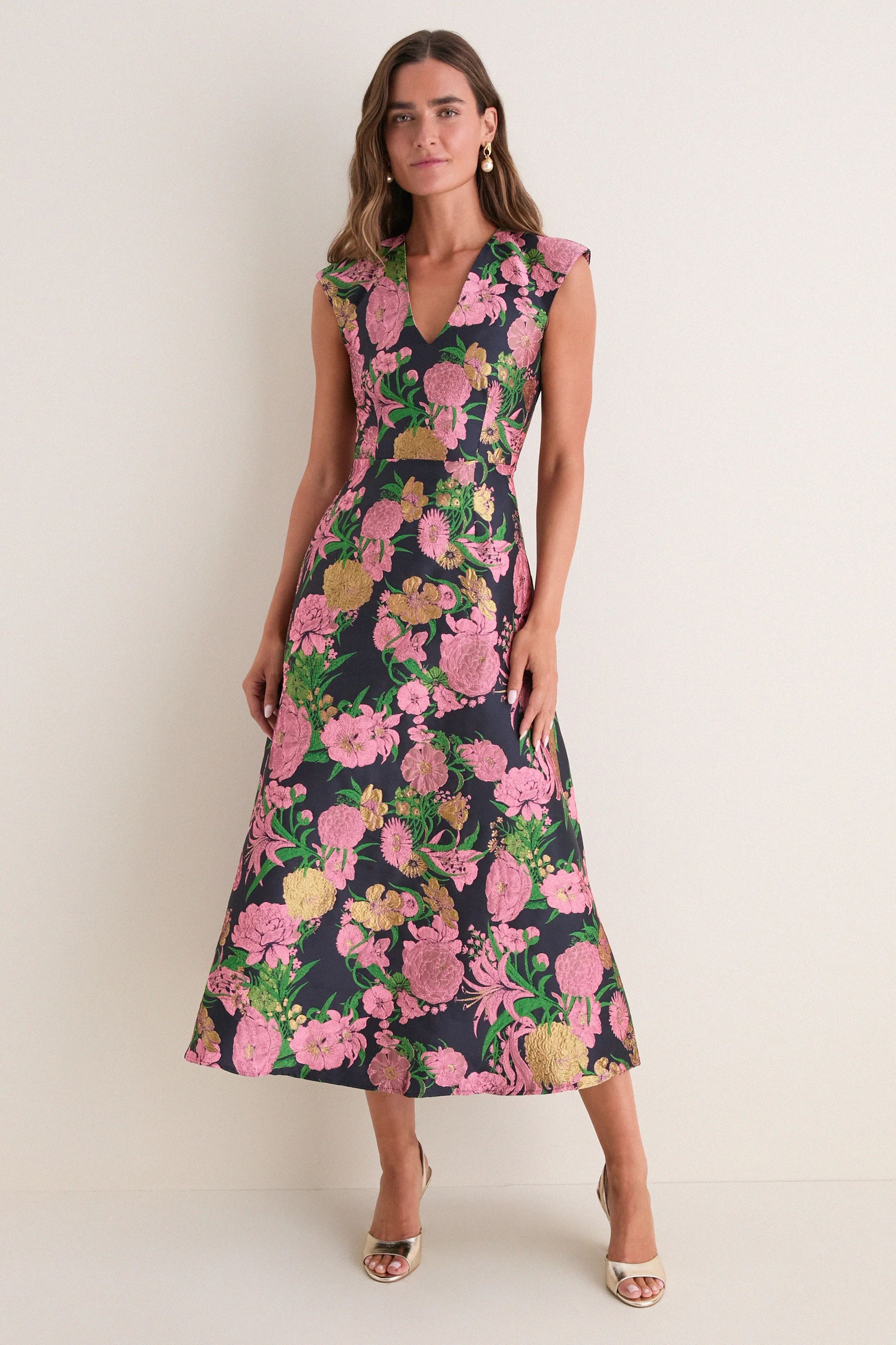 Pink Black Multi Eclore Maxi Dress sold by Tuckernuck